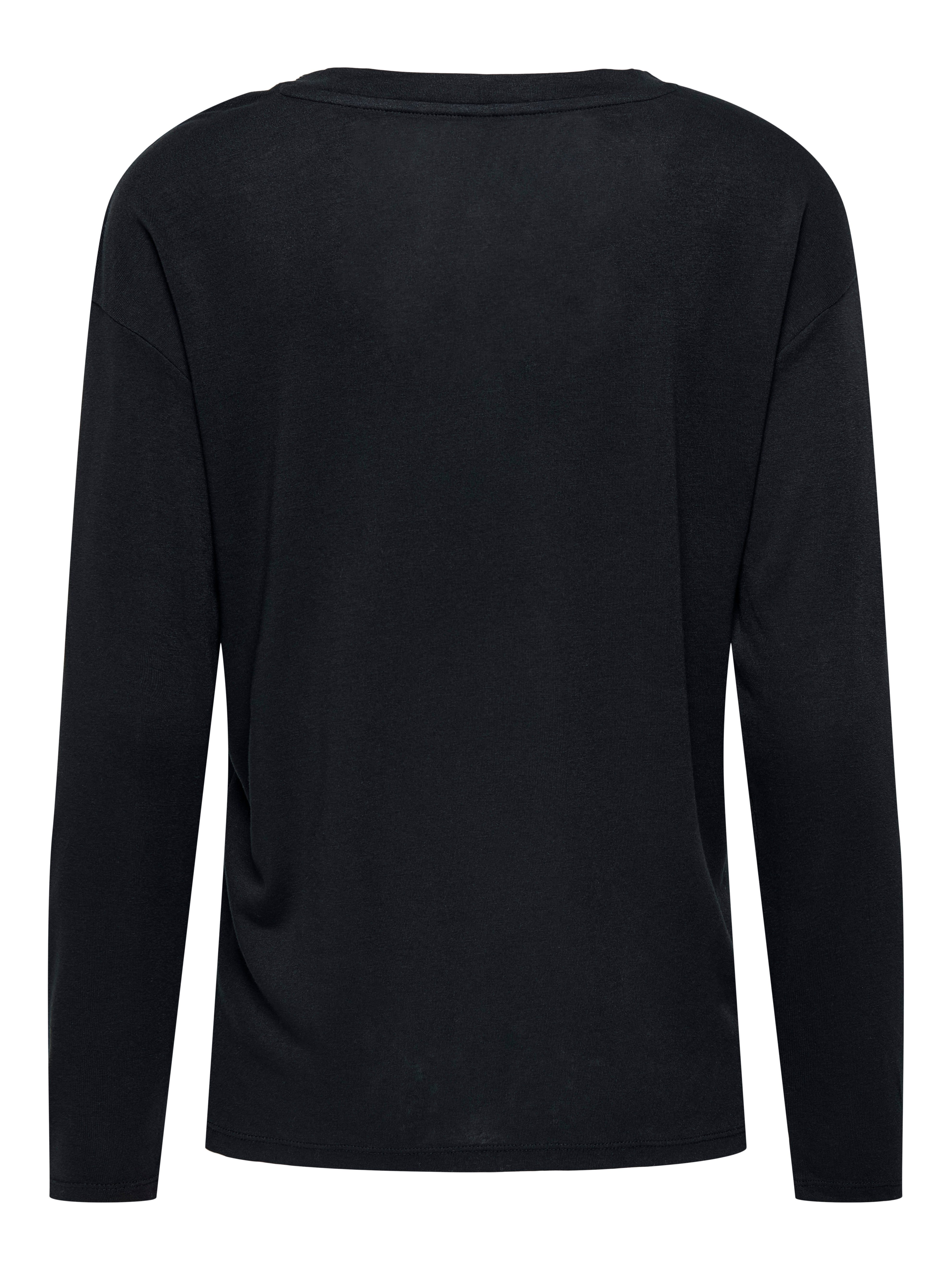 ONLY Langarmshirt ONLHENRIETTA L/S V-NECK SHINE TOP JRS günstig online kaufen
