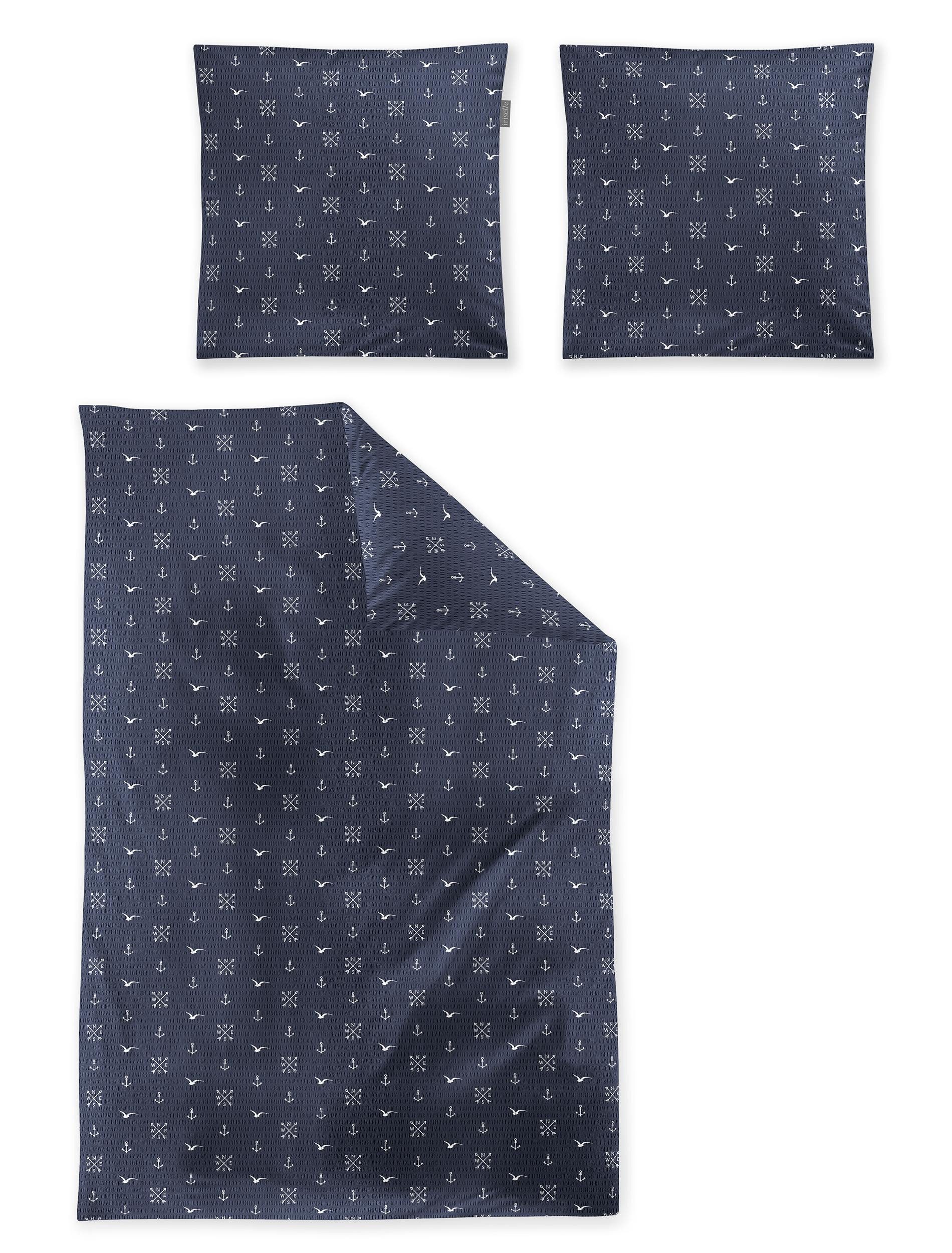 Irisette Bettwäsche Easy 8603, Seersucker, 2 günstig online kaufen