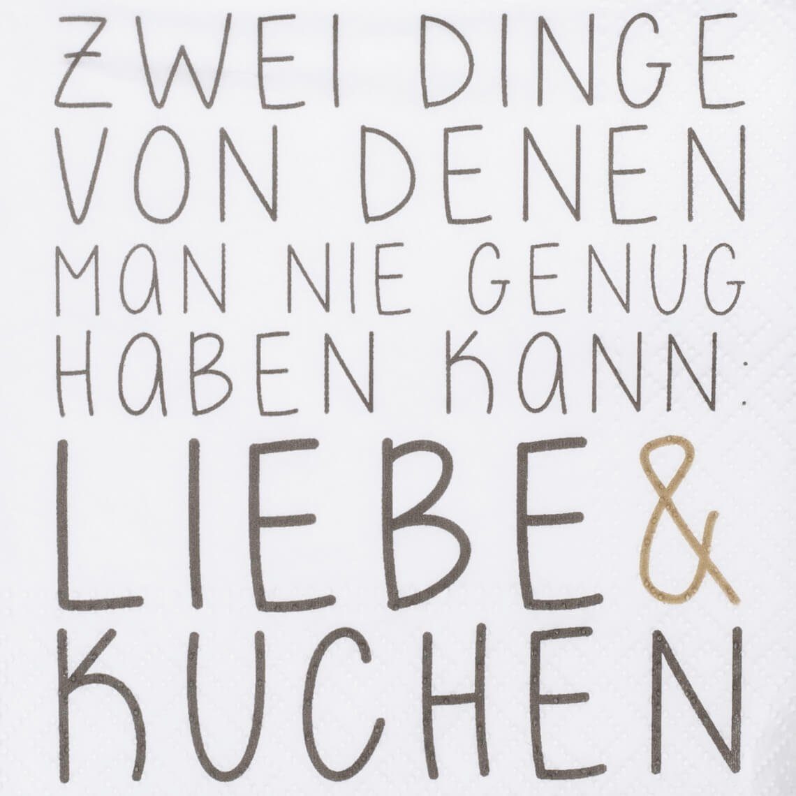 Räder Design Papierserviette Cocktailservietten "Zwei Dinge..."