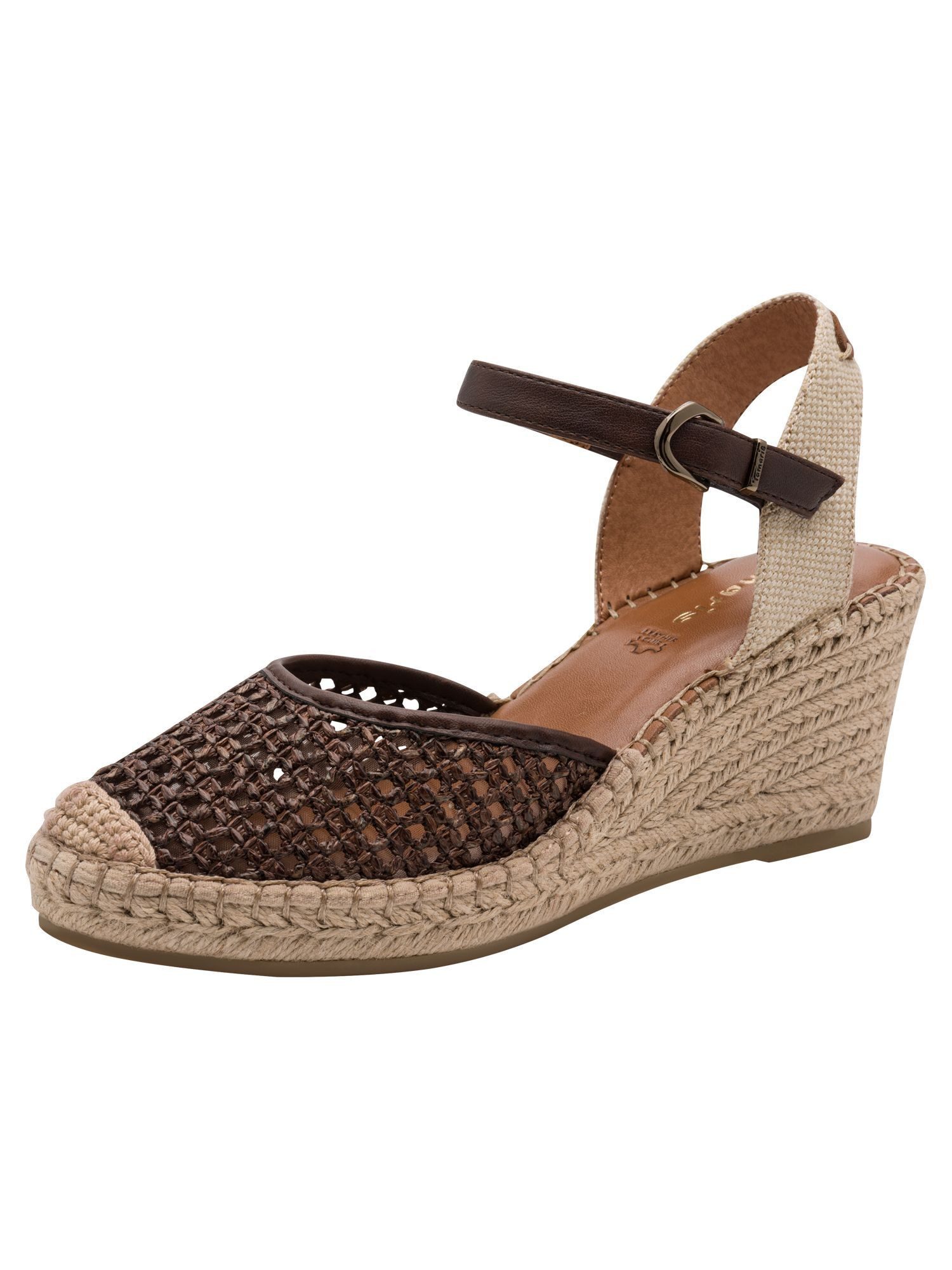 Tamaris ANTIslide, TOUCH-IT mit Absatz Keilabsatz Espadrille ANTIslide