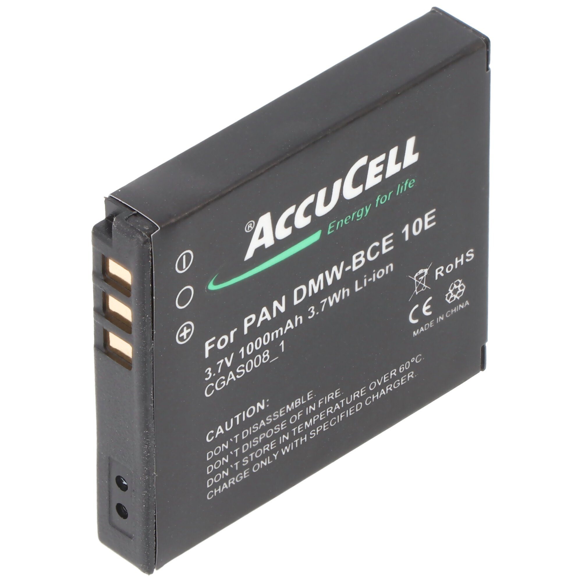 AccuCell mAh (3,7 Akku für passend 900 Ricoh Akku V) AccuCell R6 Akku Caplio