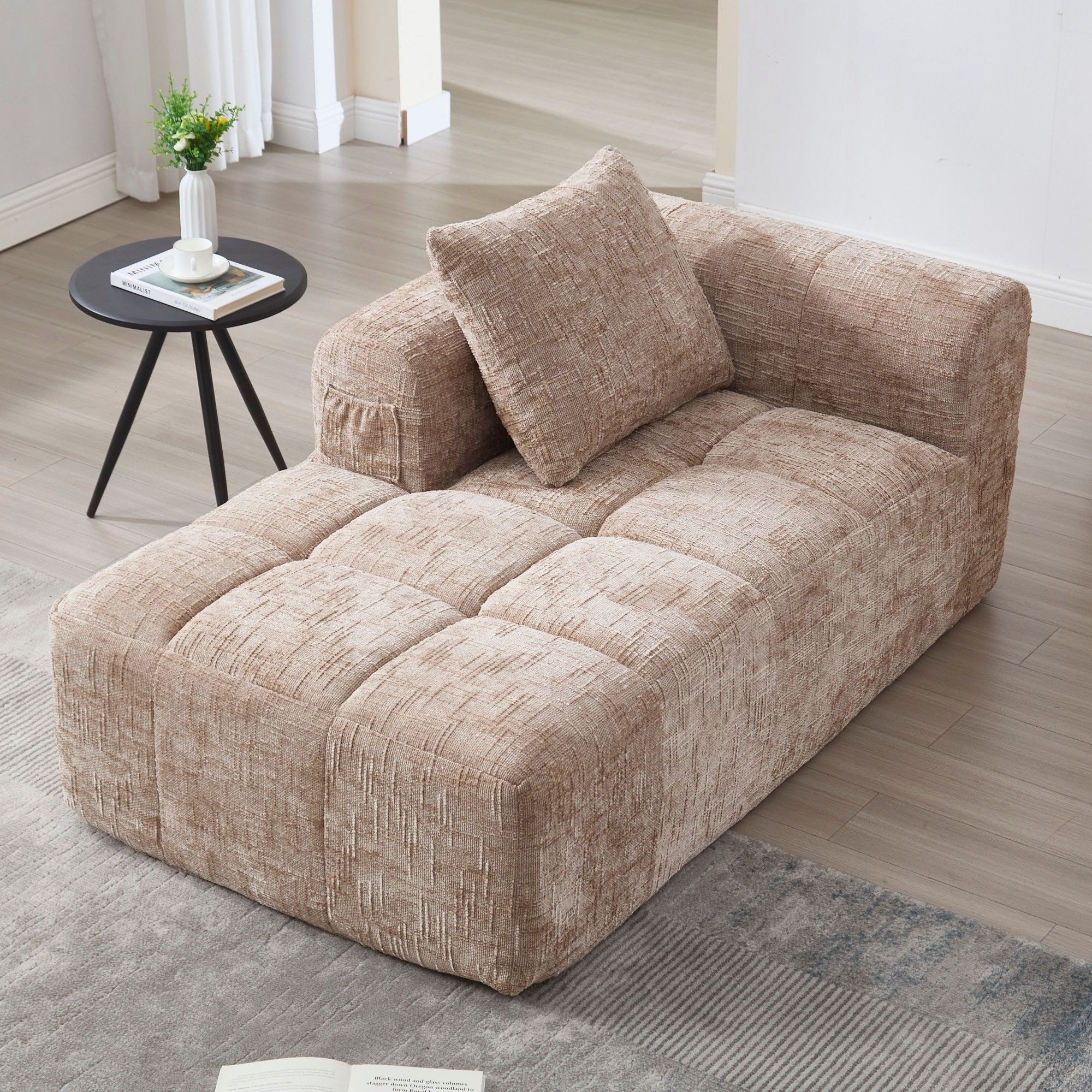 LVHOM Ecksofa Modulares Chaiselongue-Sofa-Set(Polsterliege+Doppelsofa), sep günstig online kaufen