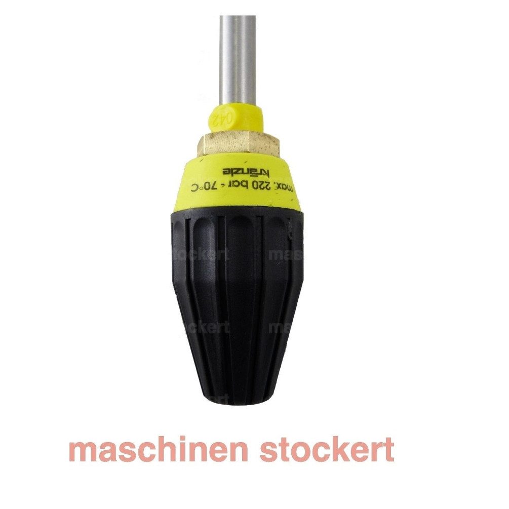 Kränzle Hochdrucklanze Schmutzkiller Düse 042, 41570-042 Edelstahlrohrlan, passend für Kränzle Hochdruckreiniger Aufnahme M22x1,5 mm Schraubverschluss, (1-tlg), rotierend