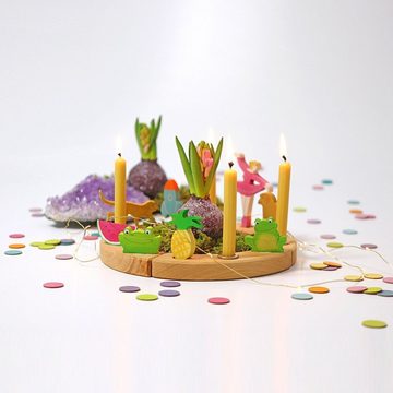 GRIMM´S Spiel und Holz Design Streudeko Konfettitaler Pastell 120 Stück im Baumwollbeutel Tischdeko, Tischdeko Geburtstag Partytisch Party
