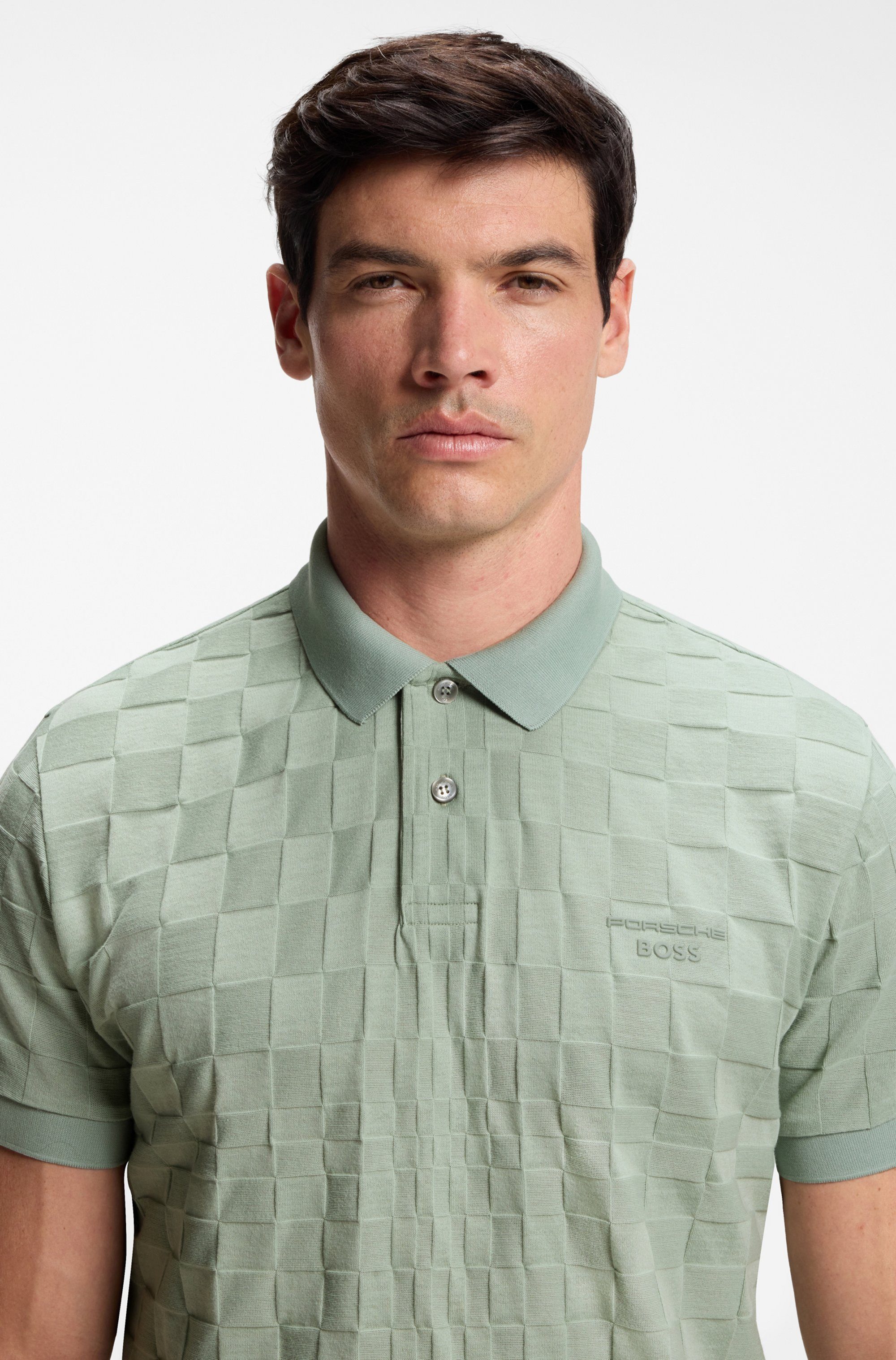 BOSS GREEN Poloshirt Porsche Spirit 70 Capsule Collection Premium Herrenmode Limited