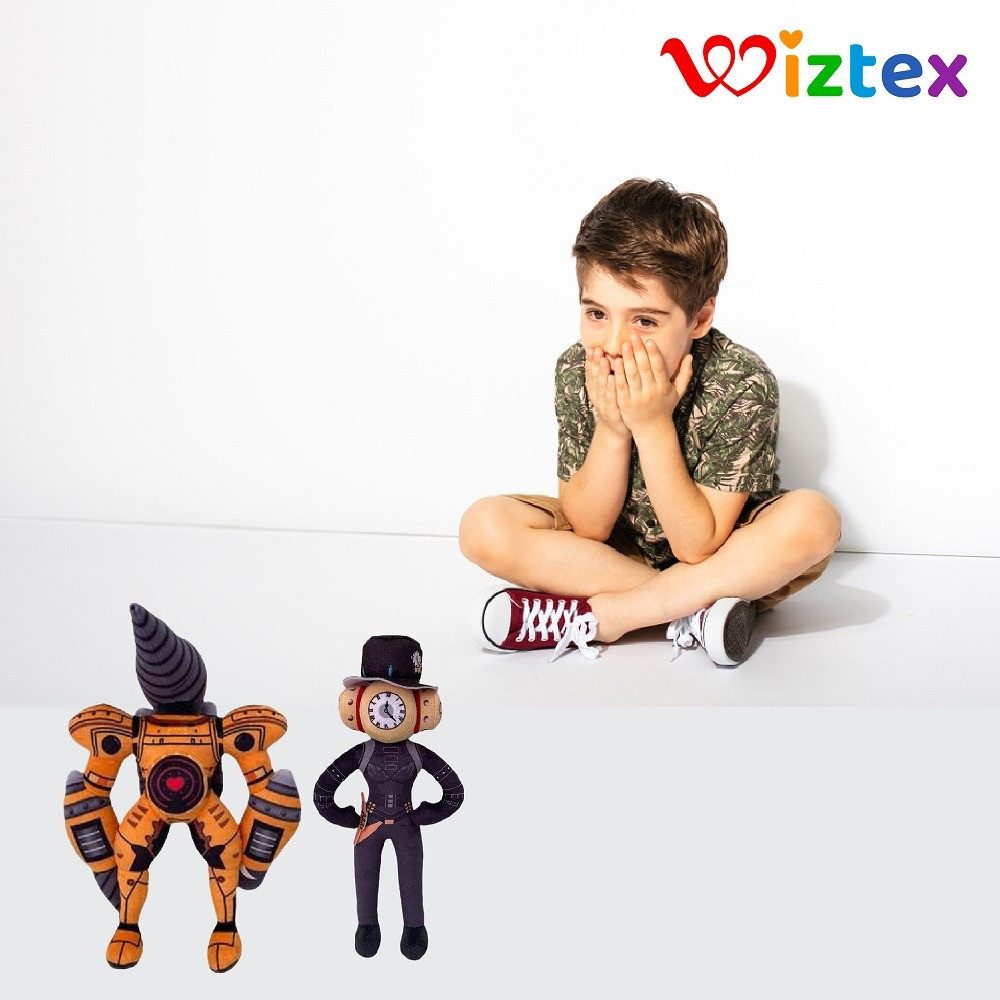 Wiztex Kirby Kuscheltier – 20 Cm, Weich Rosa, Gestickte Augen, Perfekt Als Geschenk Für Kinder