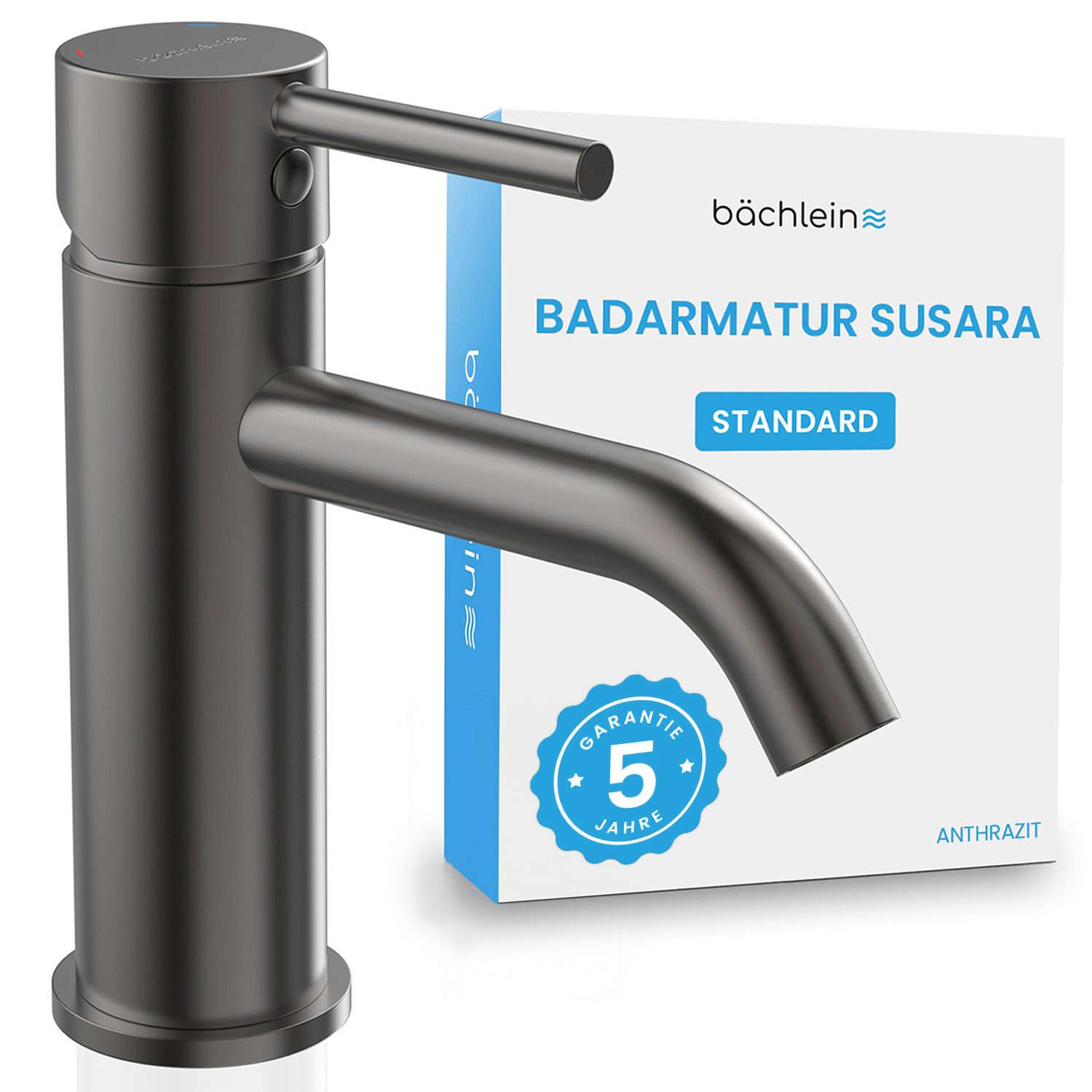 Bächlein Badarmatur Susara - eleganter Bad Wasserhahn, Waschbecken Armatur