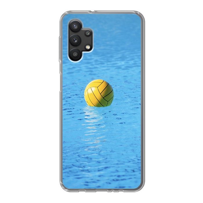 MuchoWow Handyhülle Wasserball im Wasser Handyhülle Samsung Galaxy A32 5G Smartphone-Bumper Print Handy