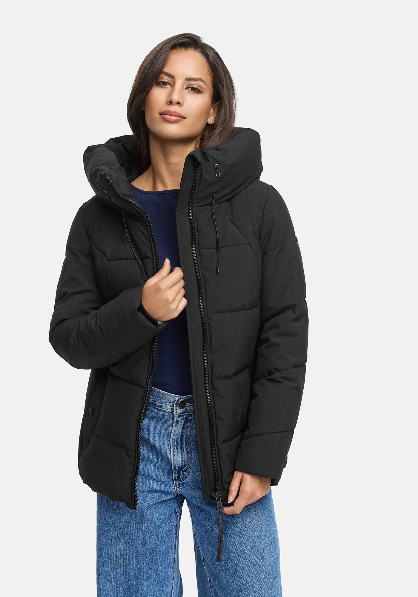 Marikoo Winterjacke Kuscheltatze mit wärmendem Innenfutter und extra hohem Kragen