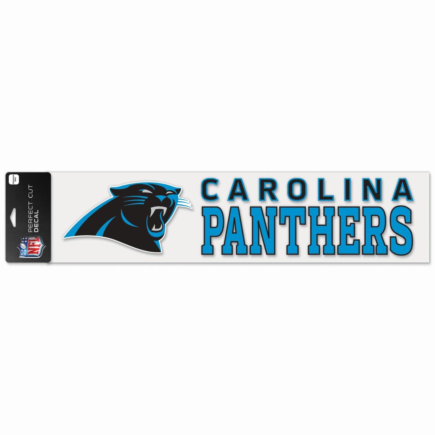 Carolina Teams Aufkleber XXL WinCraft Perfect NFL Cut Panthers 10x40cm Wanddekoobjekt
