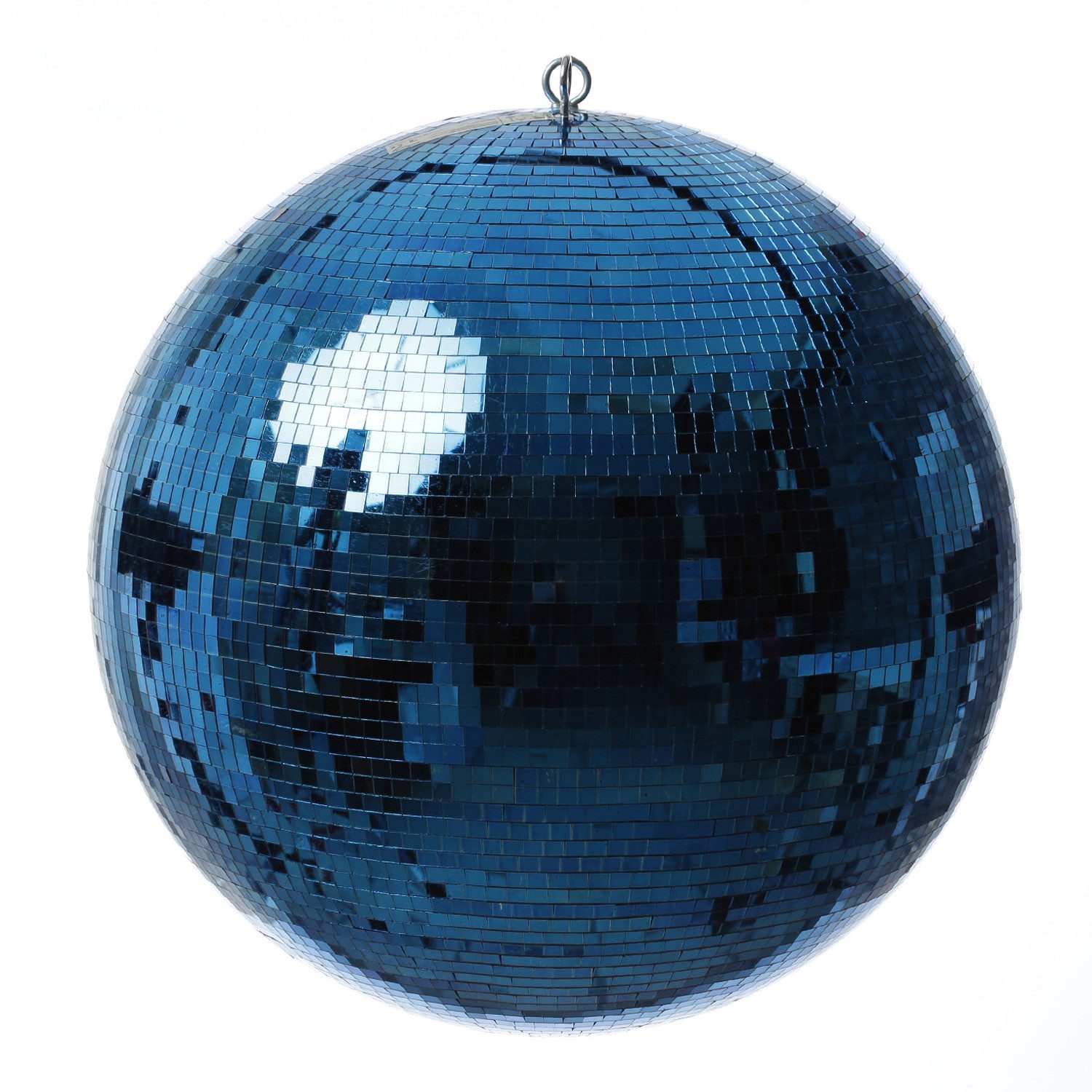 SATISFIRE Discolicht Spiegelkugel 50cm blau Safety Discokugel Mirrorball party Disko Deko