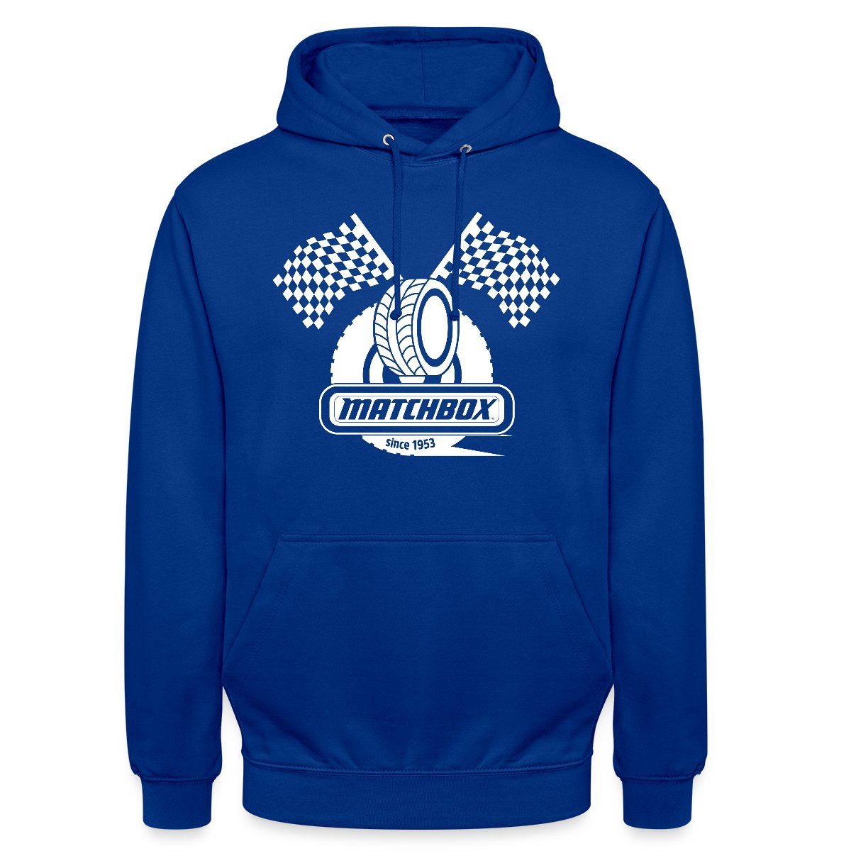 Hoodie Matchbox™ 1953 Mit Zielflaggen Rennen Unisex Hoodie