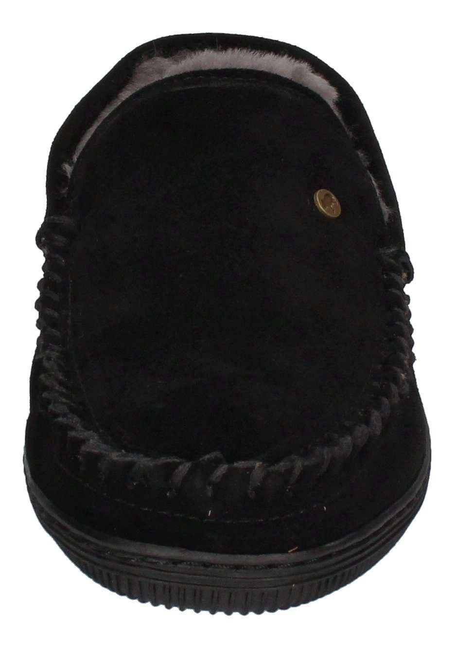 WARMBAT Grizzly Suede GRZ4410-99 Hausschuh Black