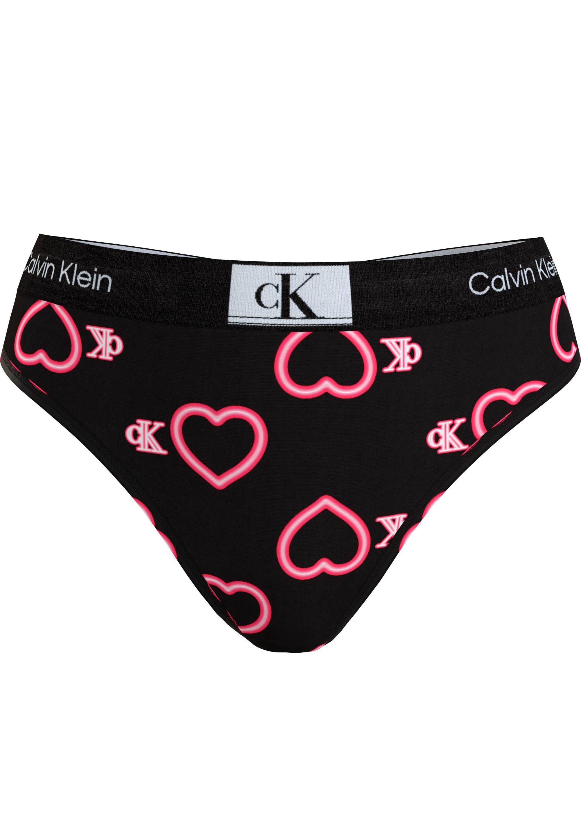 mit Underwear Calvin Underwear Klein Elastikbund, von Thong MODERN T-String sportlichem Calvin Klein THONG