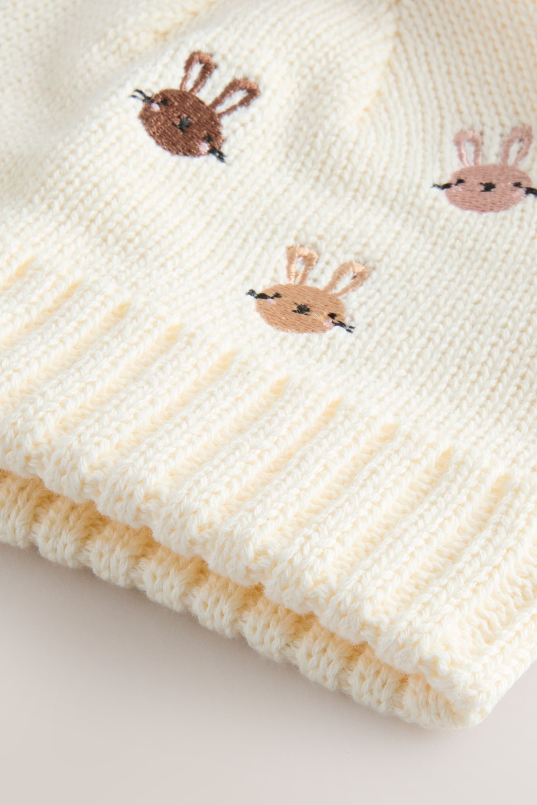 Next Strickmütze Pudelmütze Hase (1-St) günstig online kaufen