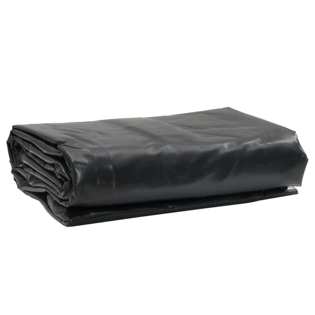 vidaXL Schutzplane Abdeckplane Schwarz 1,5x2 m 650 g/m² (1-St)