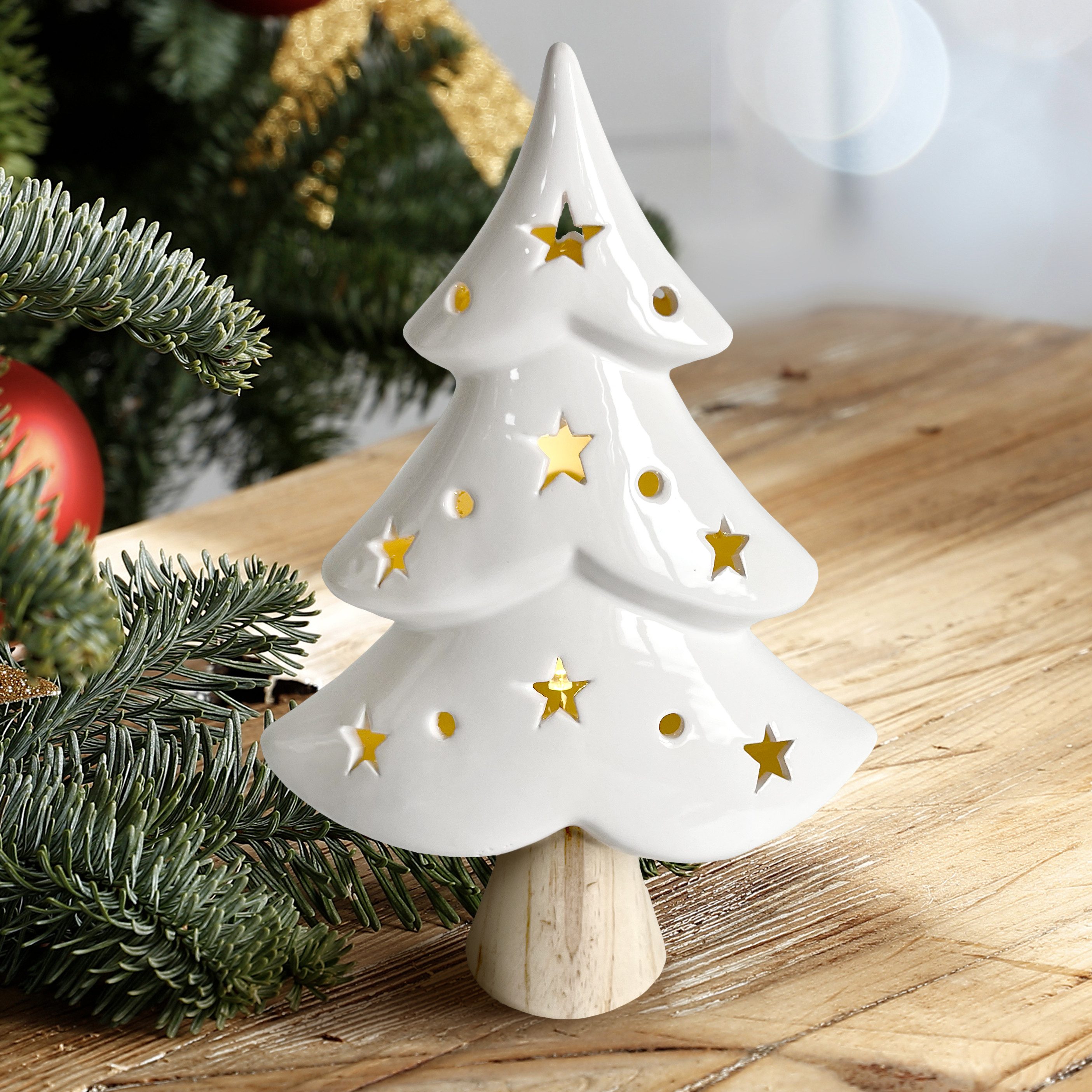 HTI-Living Weihnachtsfigur LED Winterbaum 2er Set günstig online kaufen