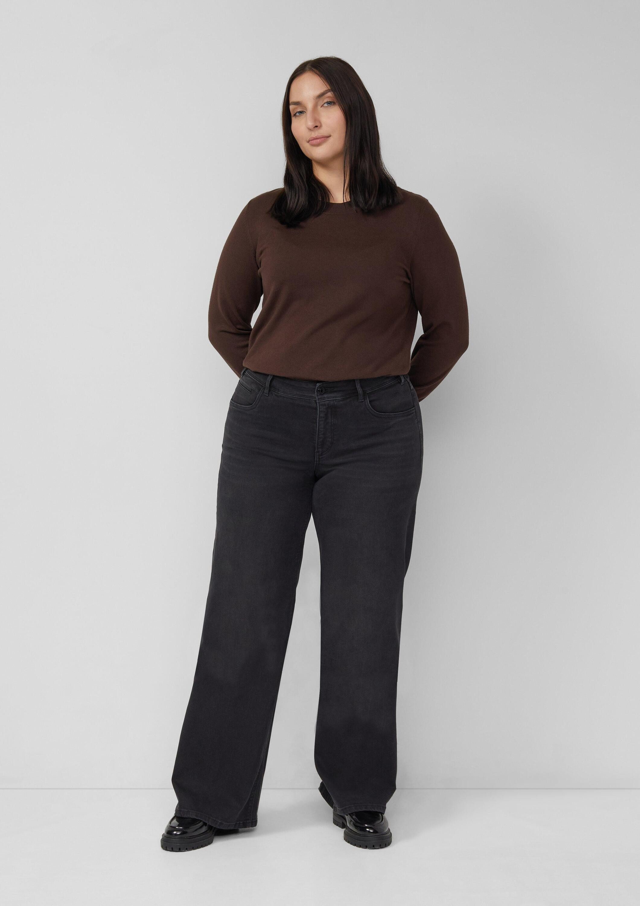 Weite Jeans Jeans-Hose