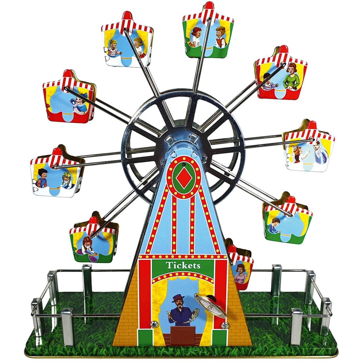 Dekoobjekt Blechspielzeug »Riesenrad mit Gondeln und günstig online kaufen