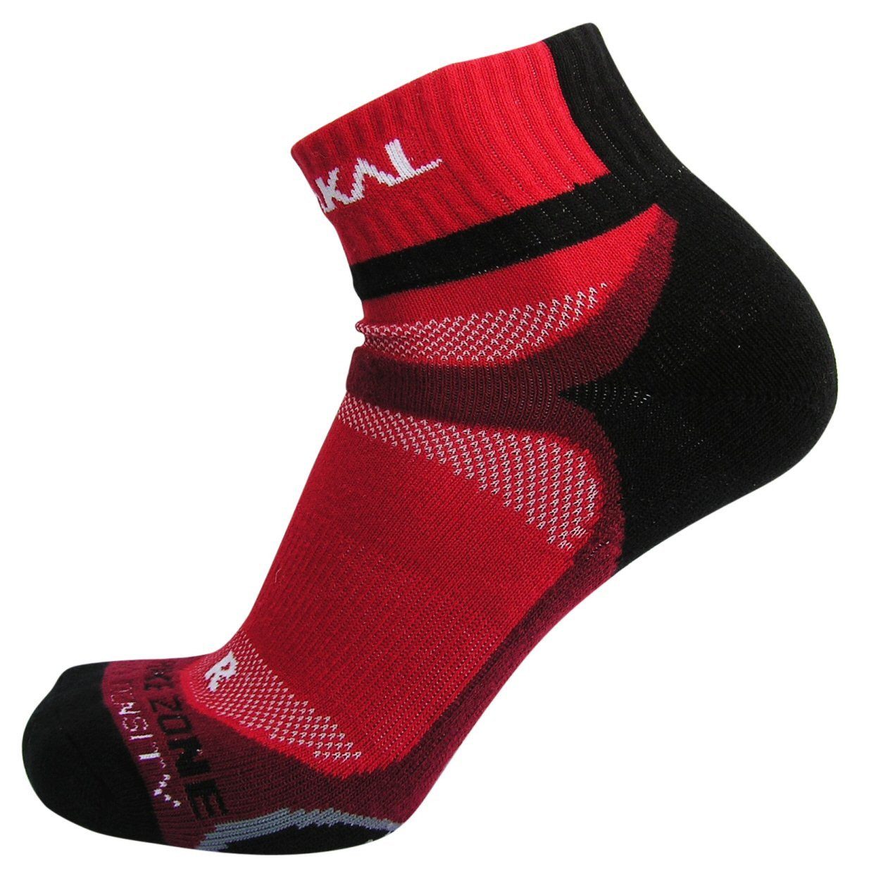 Karakal Socken Indoorsocke X4 Ankle rot/schwarz - 1 Paar