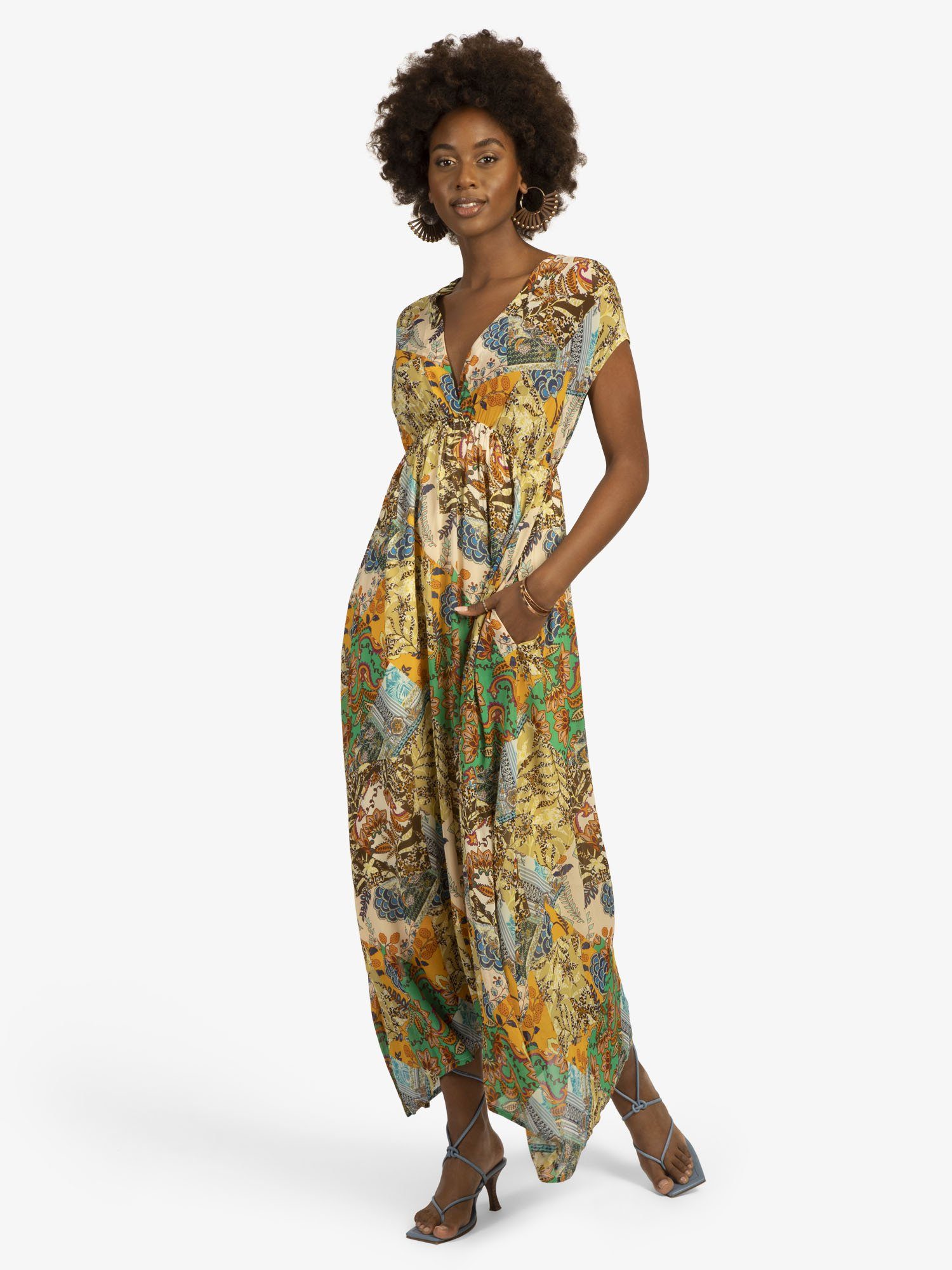 mint & mia Sommerkleid als Maxikleid mit Patch-Print online kaufen | OTTO