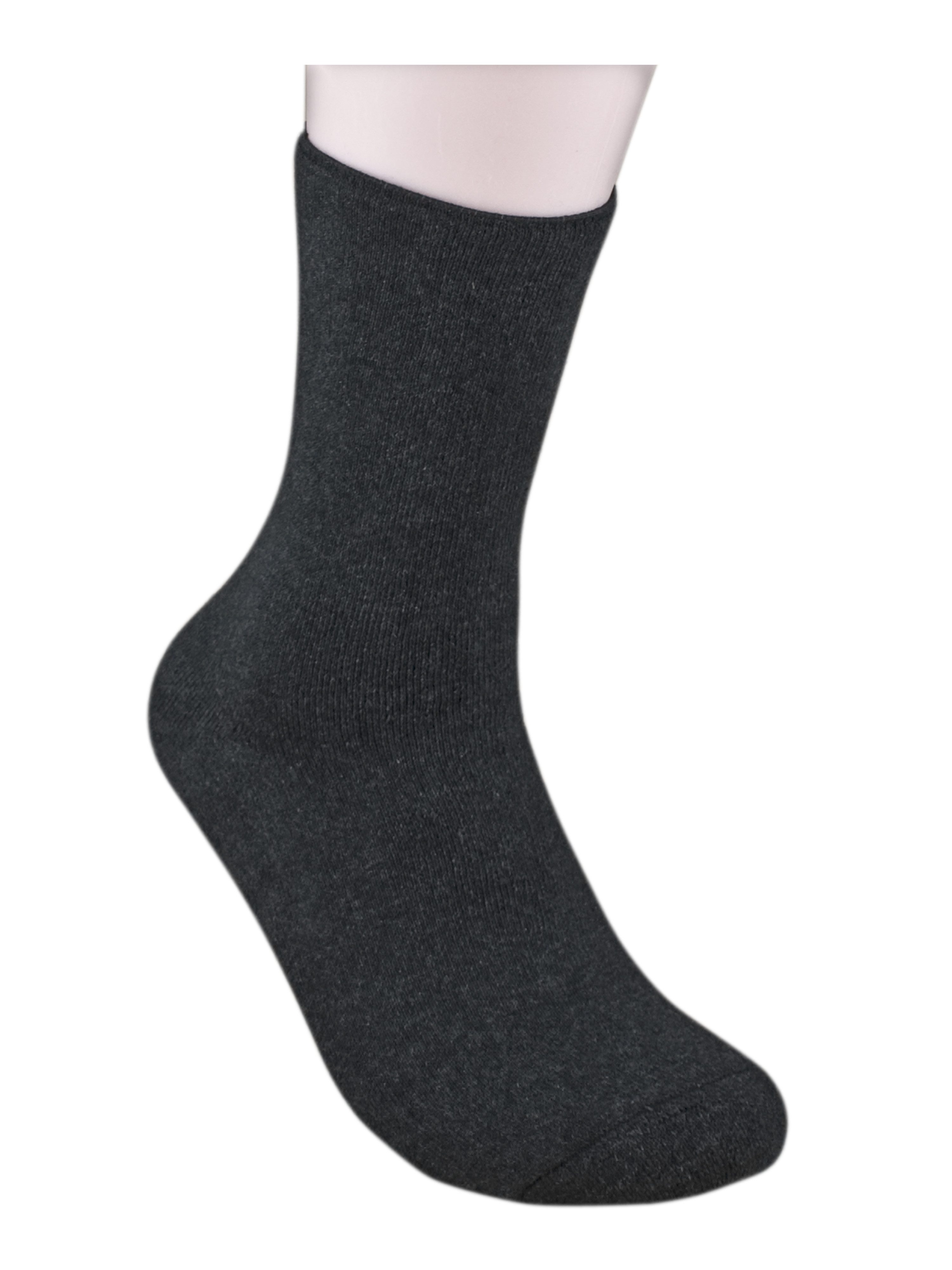 Die Sockenbude Diabetikersocken THERMO (Bund, 6-Paar, grau schwarz) Diabetikersocken ohne einengenden Bund ohne Gummi – Bild 4 von 5