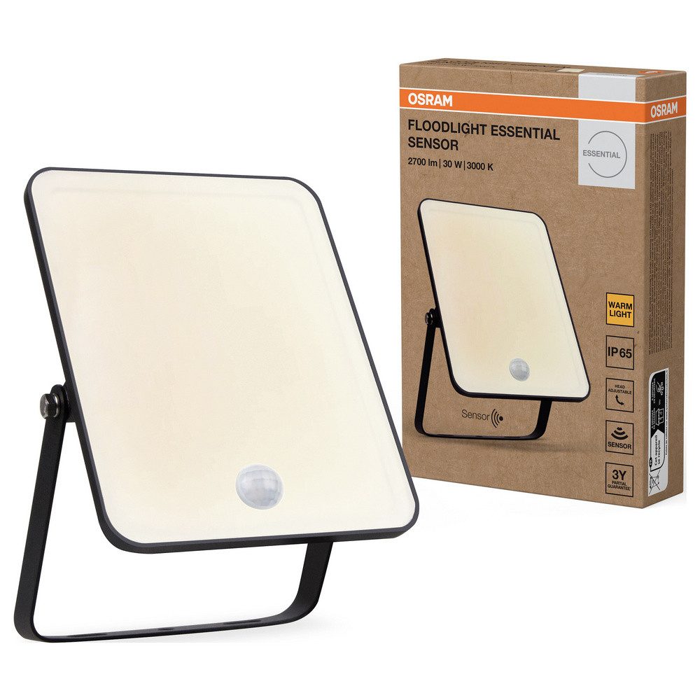 Osram LED Flutlichtstrahler OSRAM HOMELIGHTING Floodlight Essential Sensor 30W 3000K 4099854430091