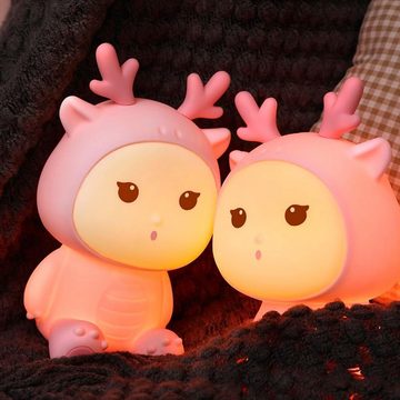 yozhiqu Nachtlicht Nachtlicht Kinder, dimmbare Nachttischlampen mit 30/60 Minuten Timer, niedliche Baby Nachtlicht Geschenke für Mädchen Kleinkinder
