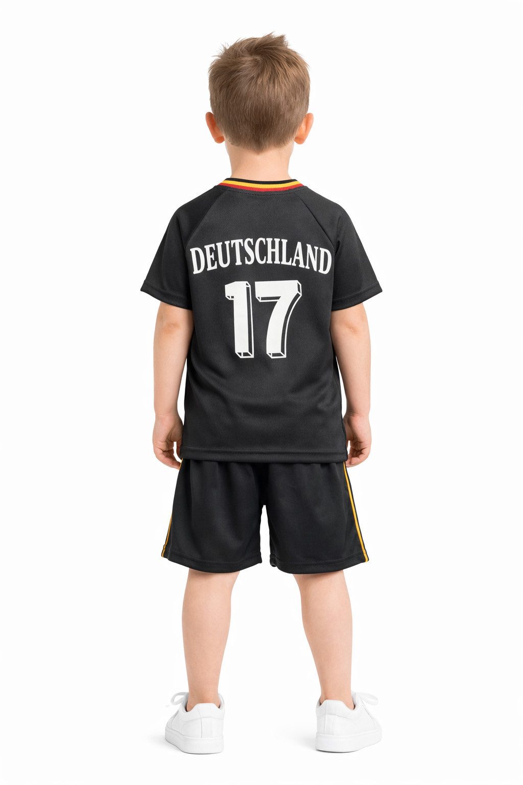 Fashion Boy Fußballtrikot Fußball Fan Set Deutschland Germany Trikot + Shorts 2026, JS780 (Set, 2, Shirt+Shorts)