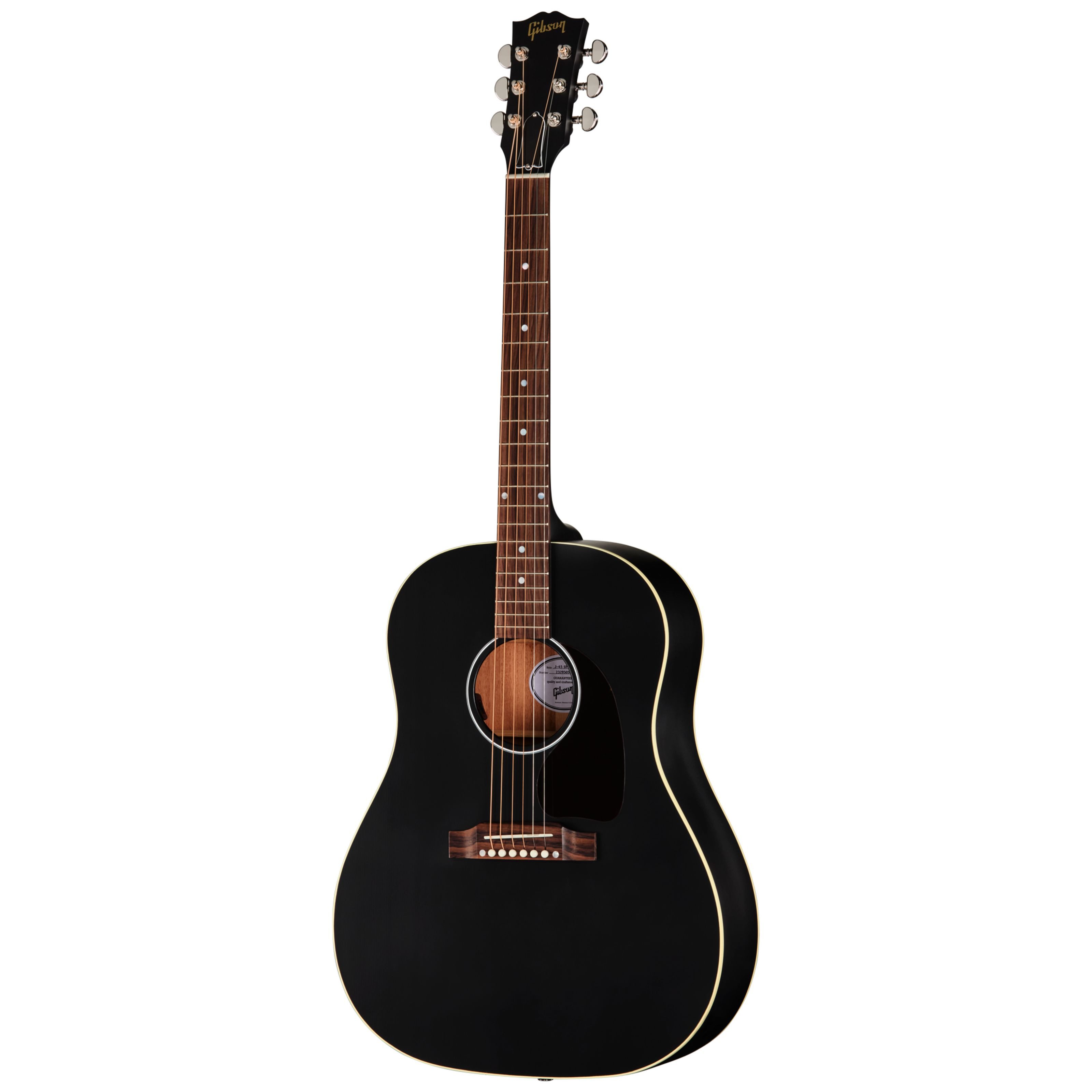 Gibson Westerngitarre, Westerngitarren, Dreadnought Gitarren, J-45 Special Satin Ebony - Westerngitarre