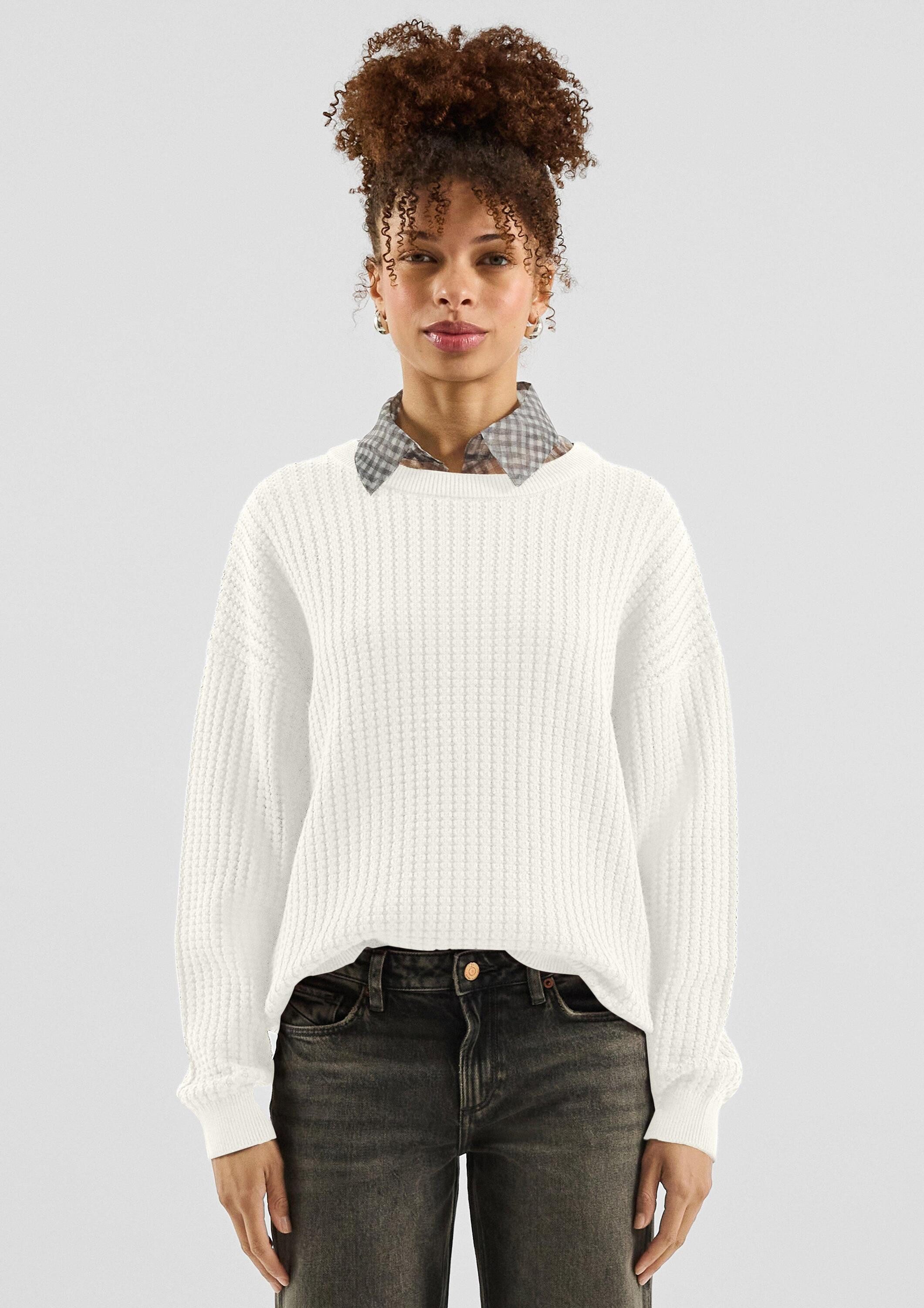 Longpullover Strickpullover