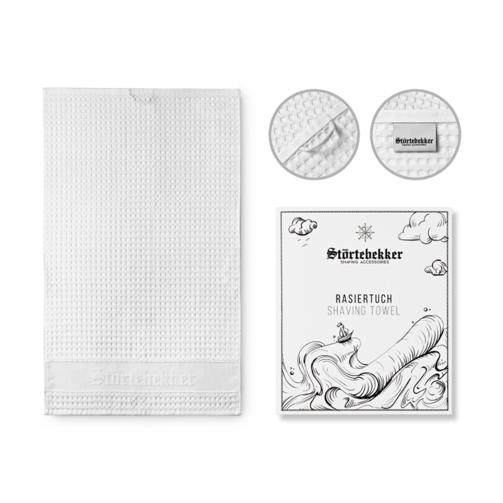 Störtebekker Handtuch aus 100% Baumwolle - Rasiertuch - Made in Germany