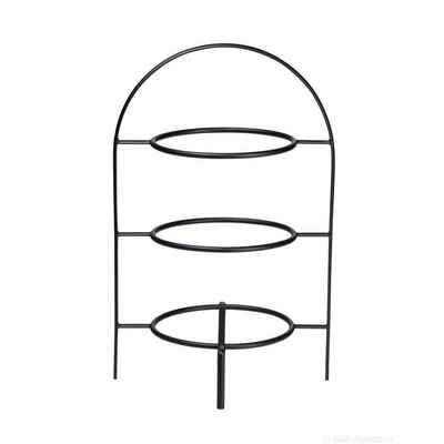 ASA SELECTION Etagere Ligne Noire 3-stufig für Teller 21 cm, Metall, Lieferung ohne Teller