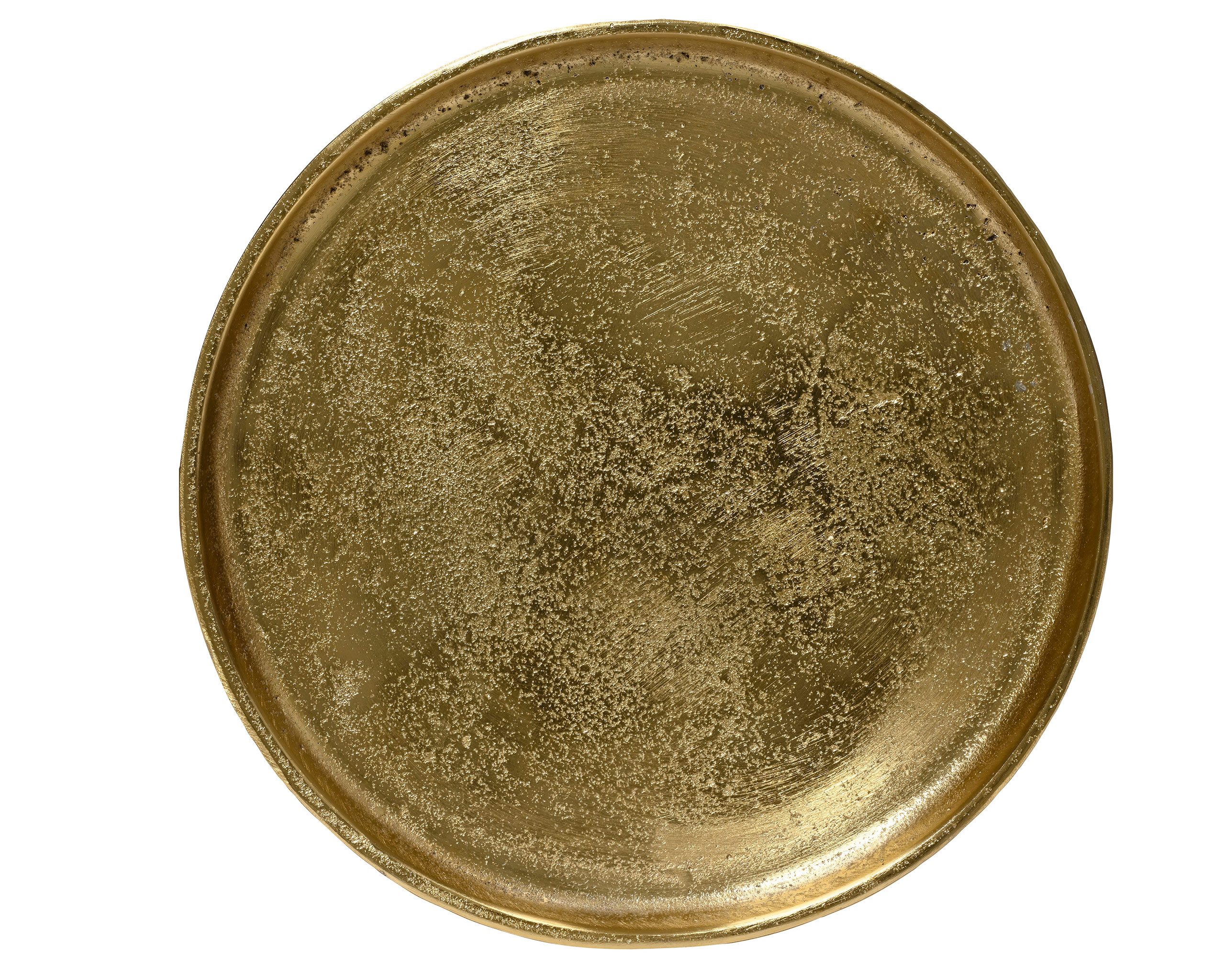 Kaemingk Dekoteller, Dekoteller 30,5cm Metall Gold günstig online kaufen