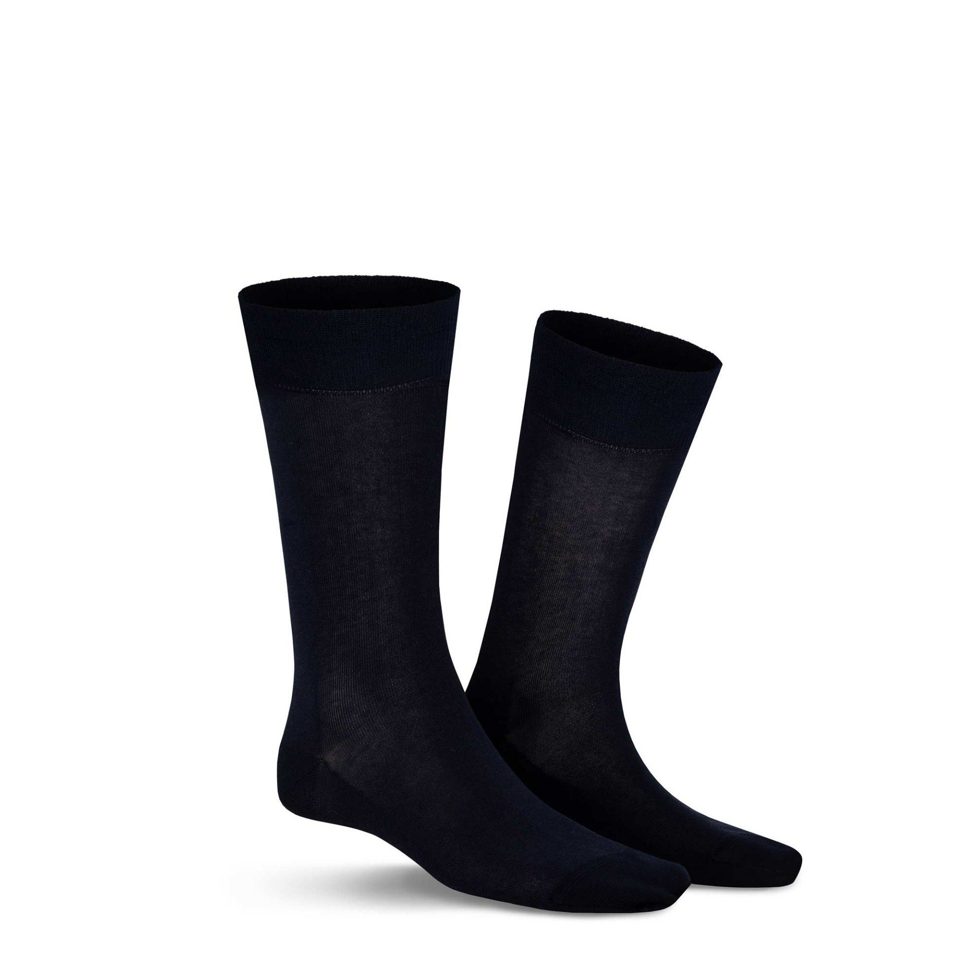 KUNERT Basicsocken CLARK (1-Paar) Feinste Herren Baumwoll-Socken für eine perfekte Passform Dark-navy 8010 | Socken