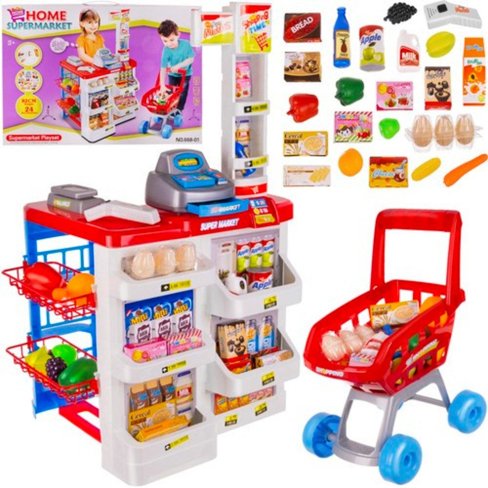 Spiellebensmittel Spielzeugsupermarkt