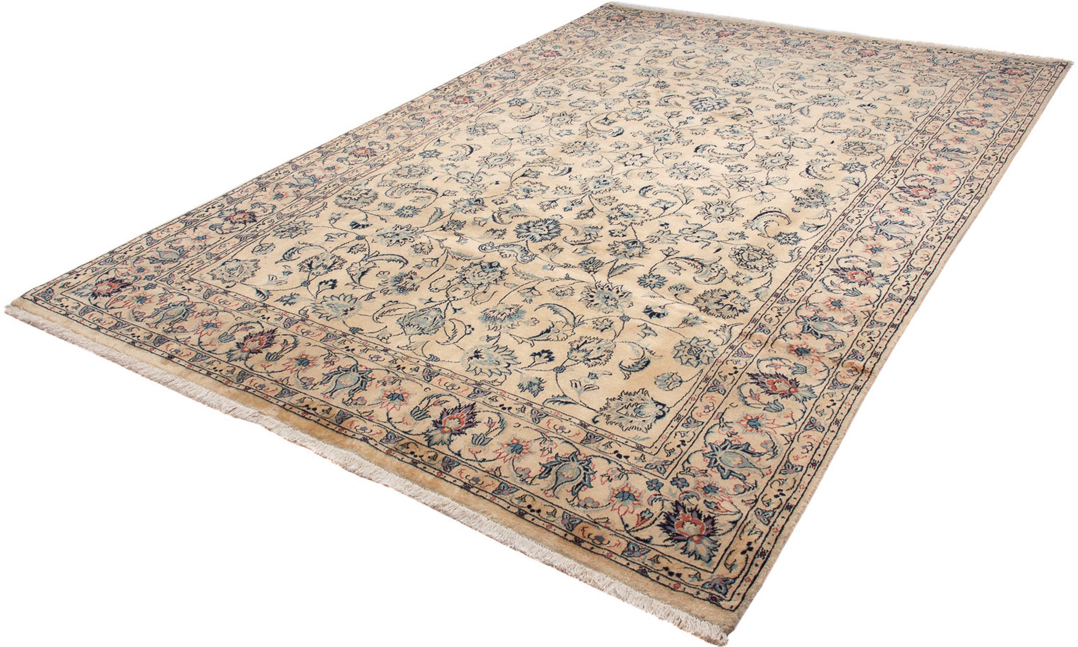 Orientteppich Perser - Classic - 296 x 194 cm - beige, morgenland, rechteckig, Höhe: 10 mm, Wohnzimmer, Handgeknüpft, Einzelstück mit Zertifikat