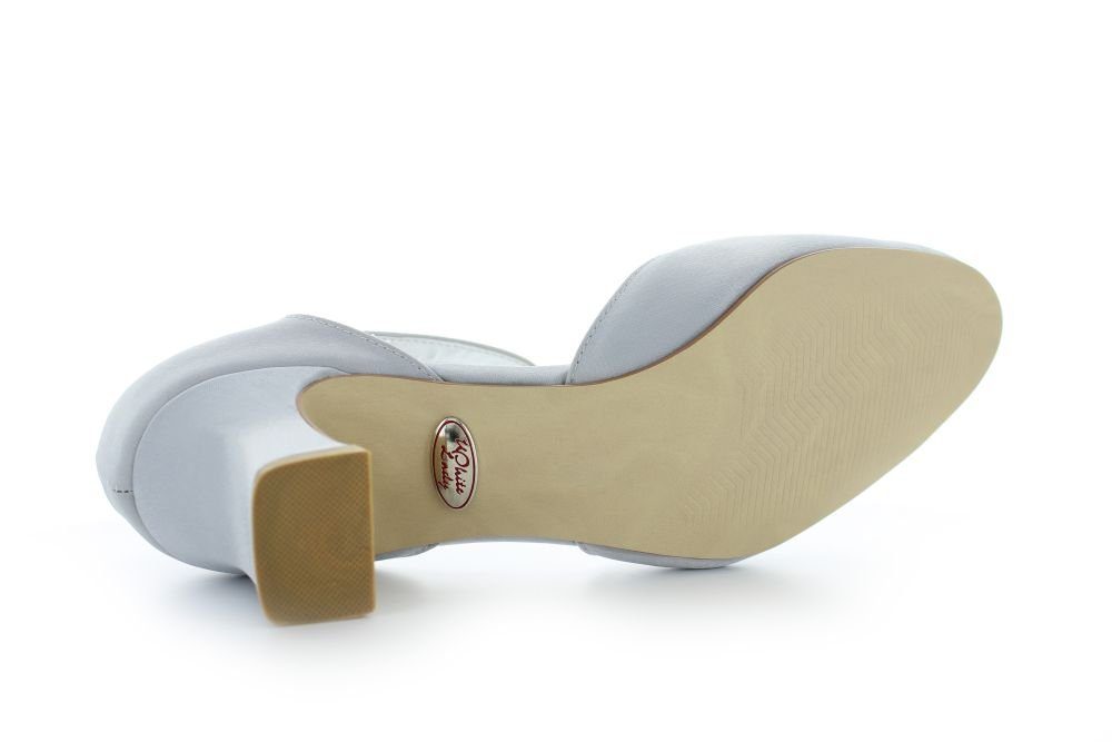 White Lady 255 klassische Satin-Pumps Slingpumps
