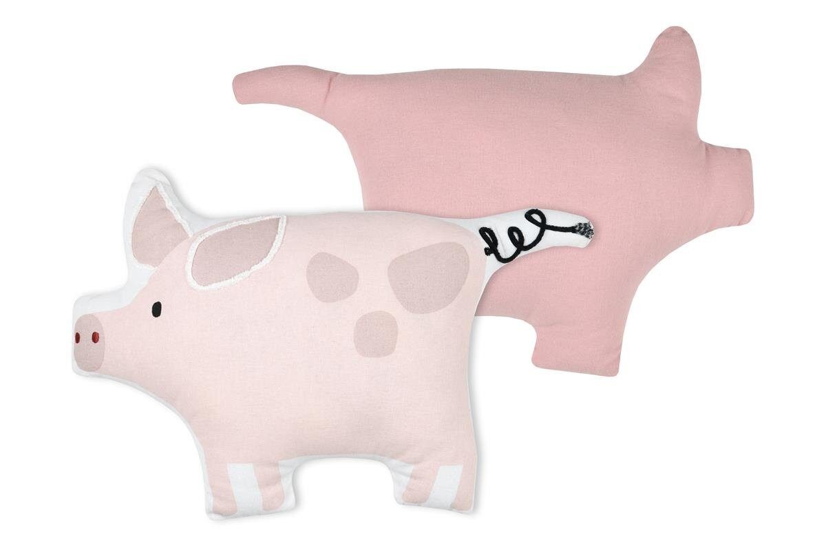STOF Dekokissen Kissen Schweinchen TOM, 41 x 28 cm