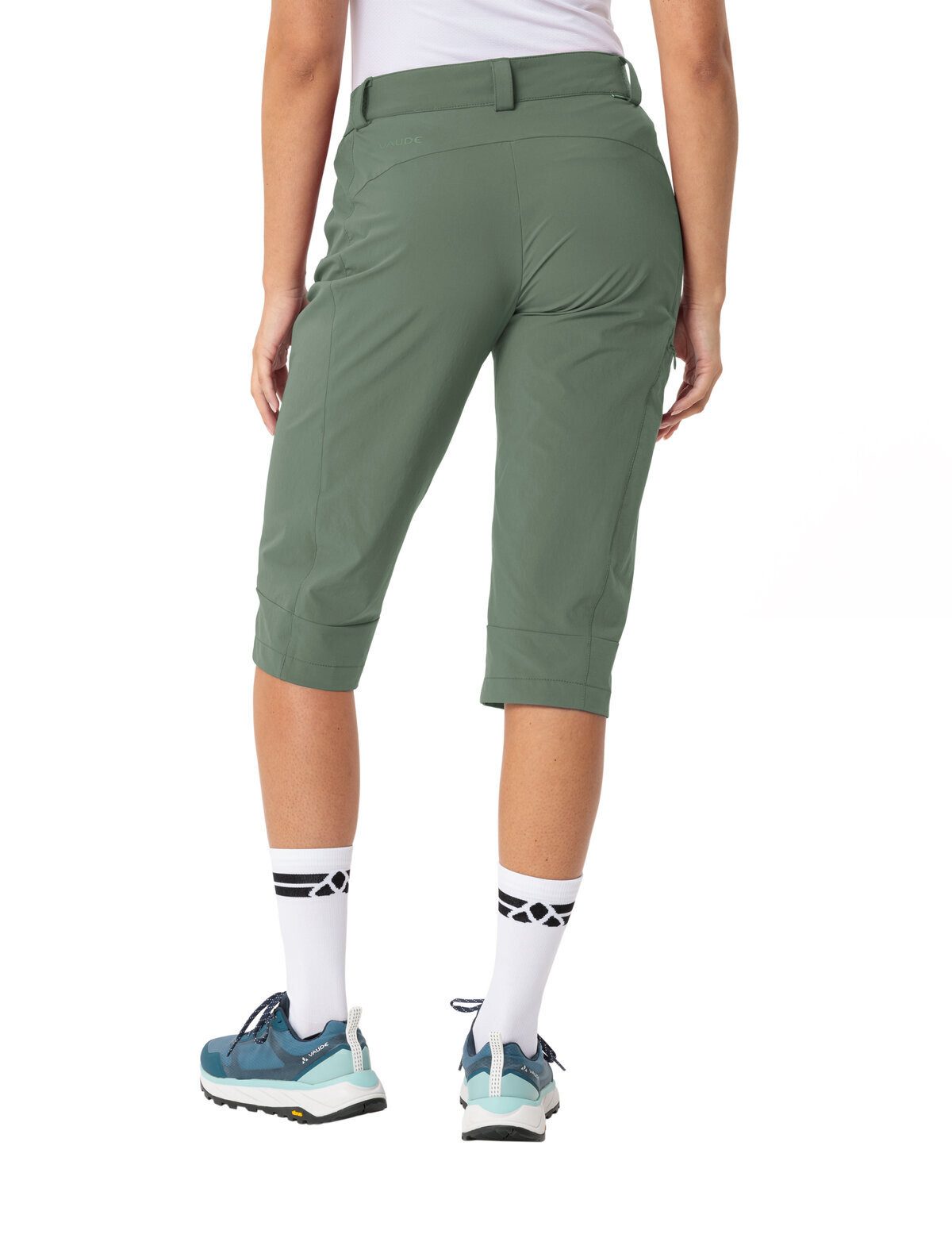 VAUDE Funktionshose Women's Farley Stretch Capri III (1-tlg) schnellstrocknende und strapazierfähige Outdoor-Hose