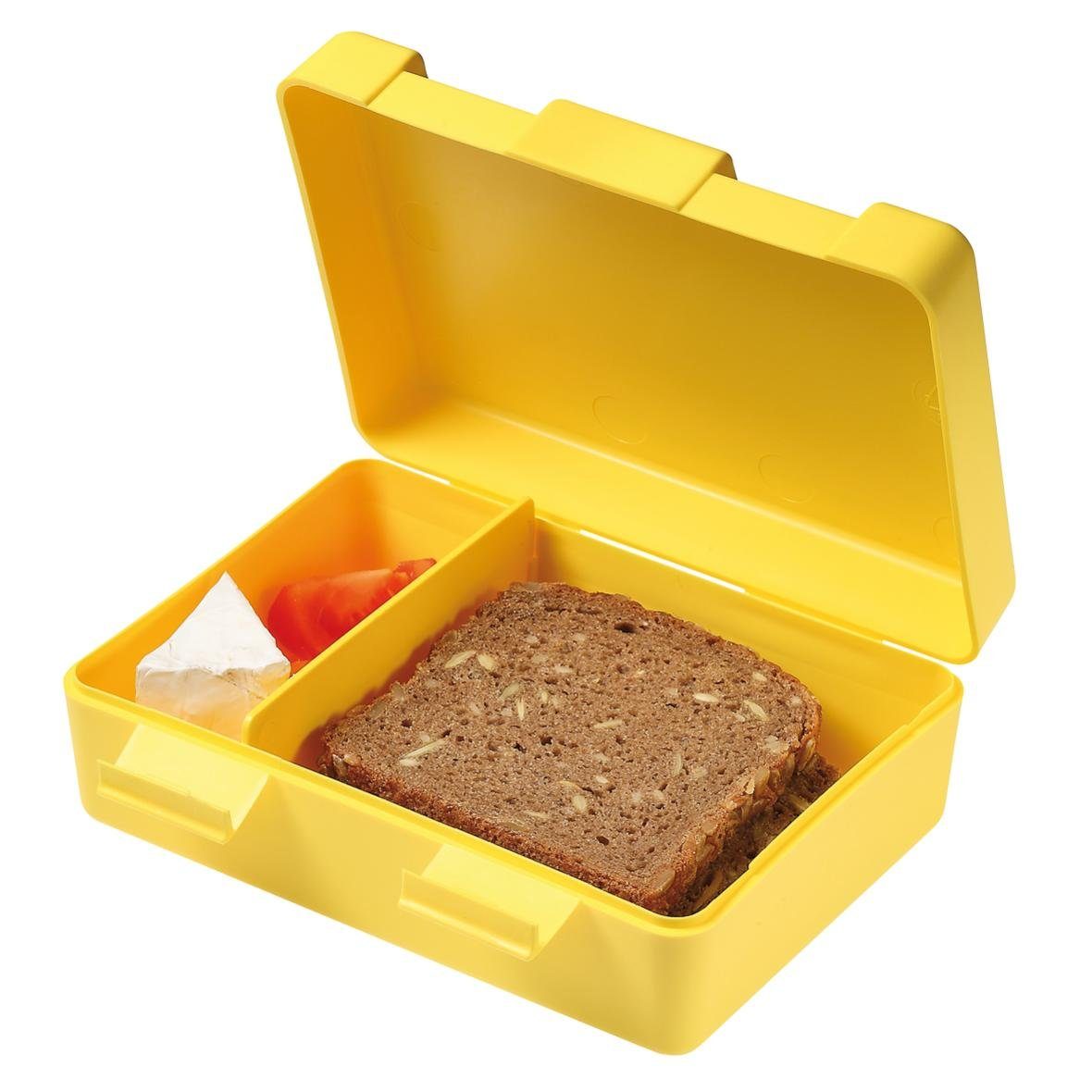 elasto Lunchbox "Dinner-Box-Plus" 1500 ml Brotdose BPA-frei mit Trennschale