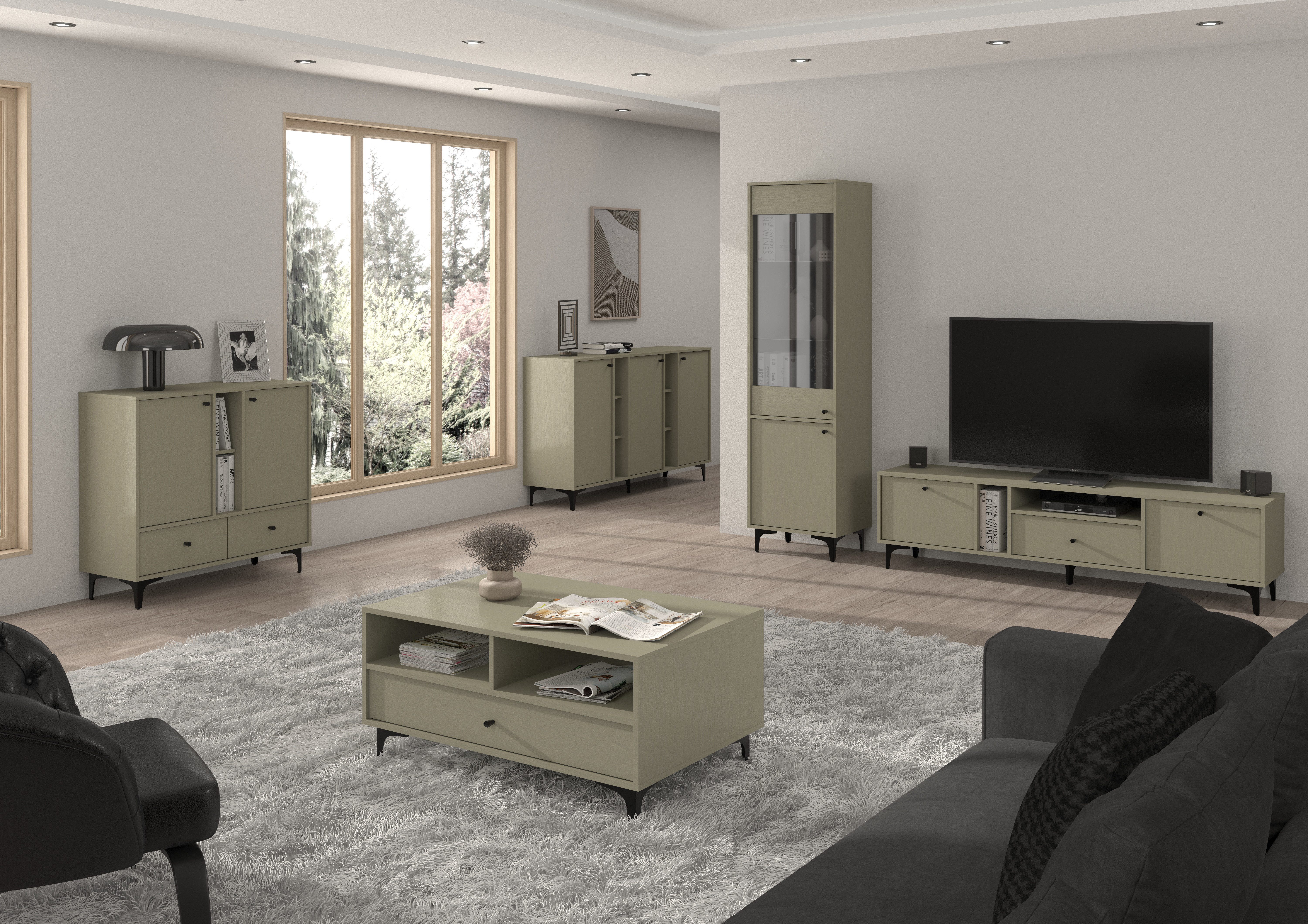 Beautysofa Couchtisch TOKYO, mit seesternförmigen Beinen günstig online kaufen