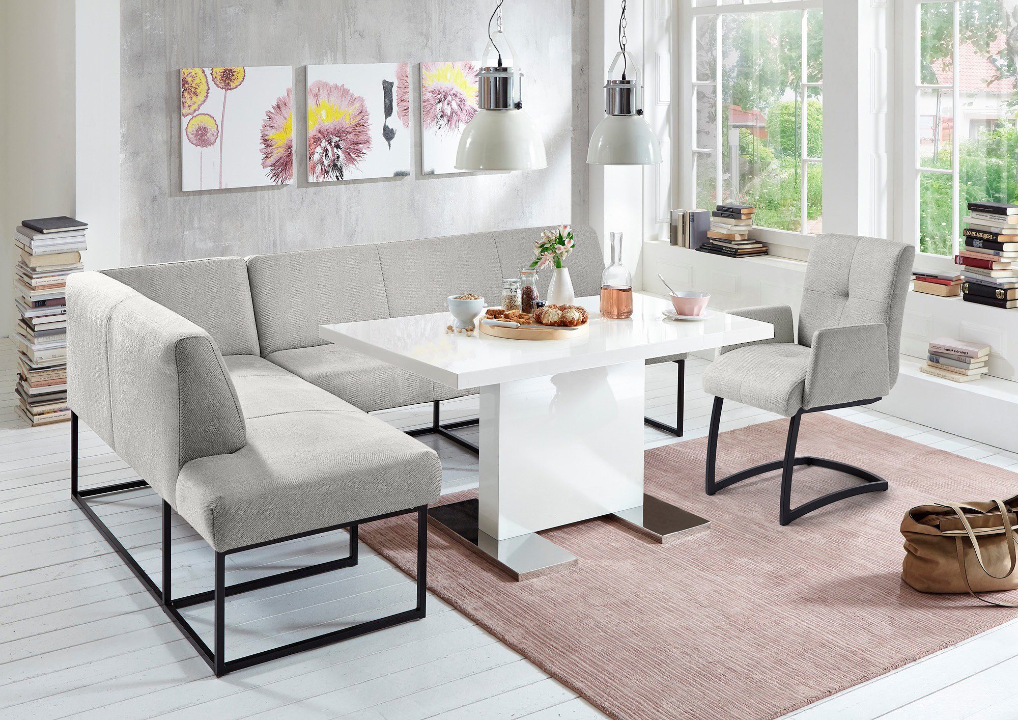 exxpo - sofa fashion Eckbank "Affogato, bequem und elegant, hochwertige Det günstig online kaufen