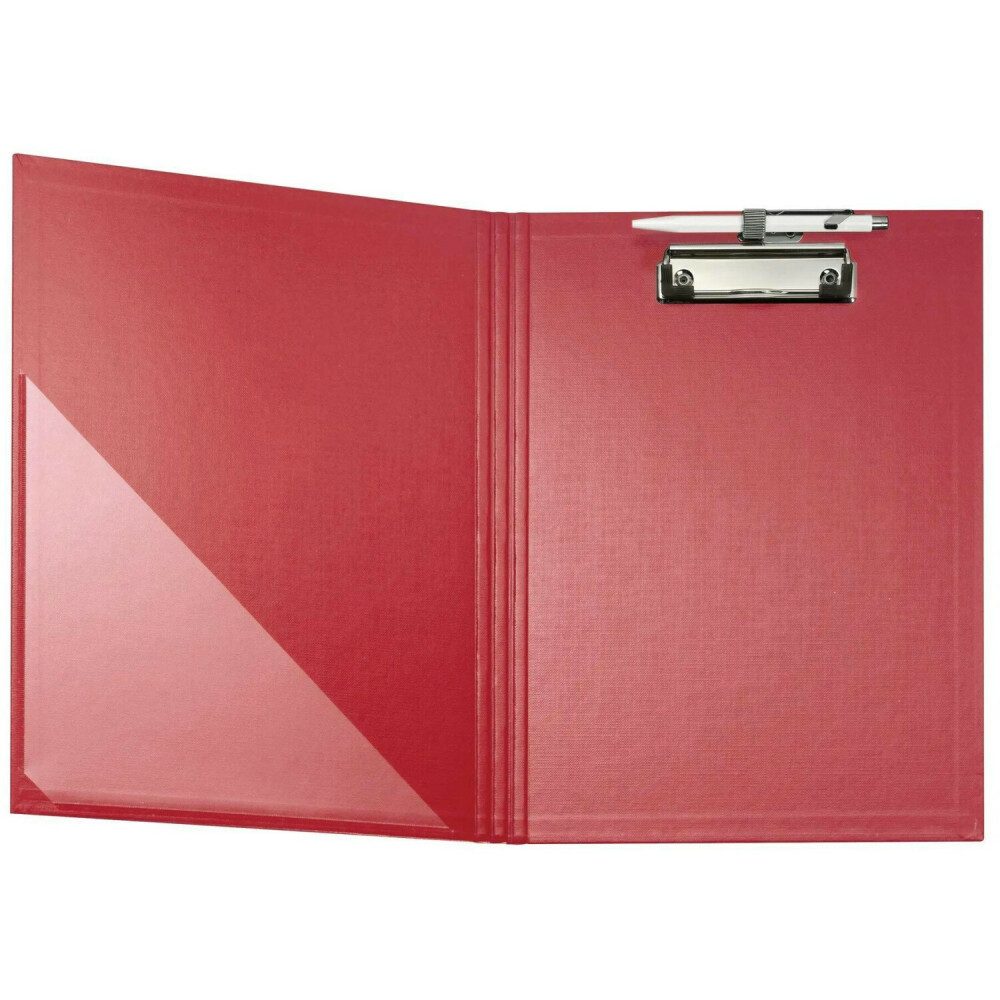 FALKE Klemmtafel FALKEN Klemmbrettmappe 11288388 - DIN A4 - rot - Karton (1-St)