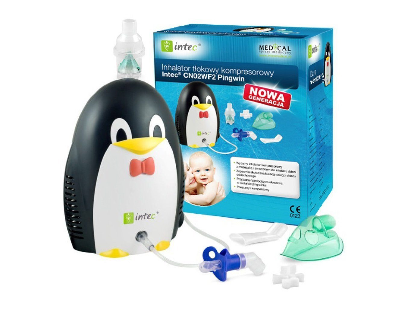 Intec Medical Inhalator Pinguin, Inhalator Pinguin Nebulator