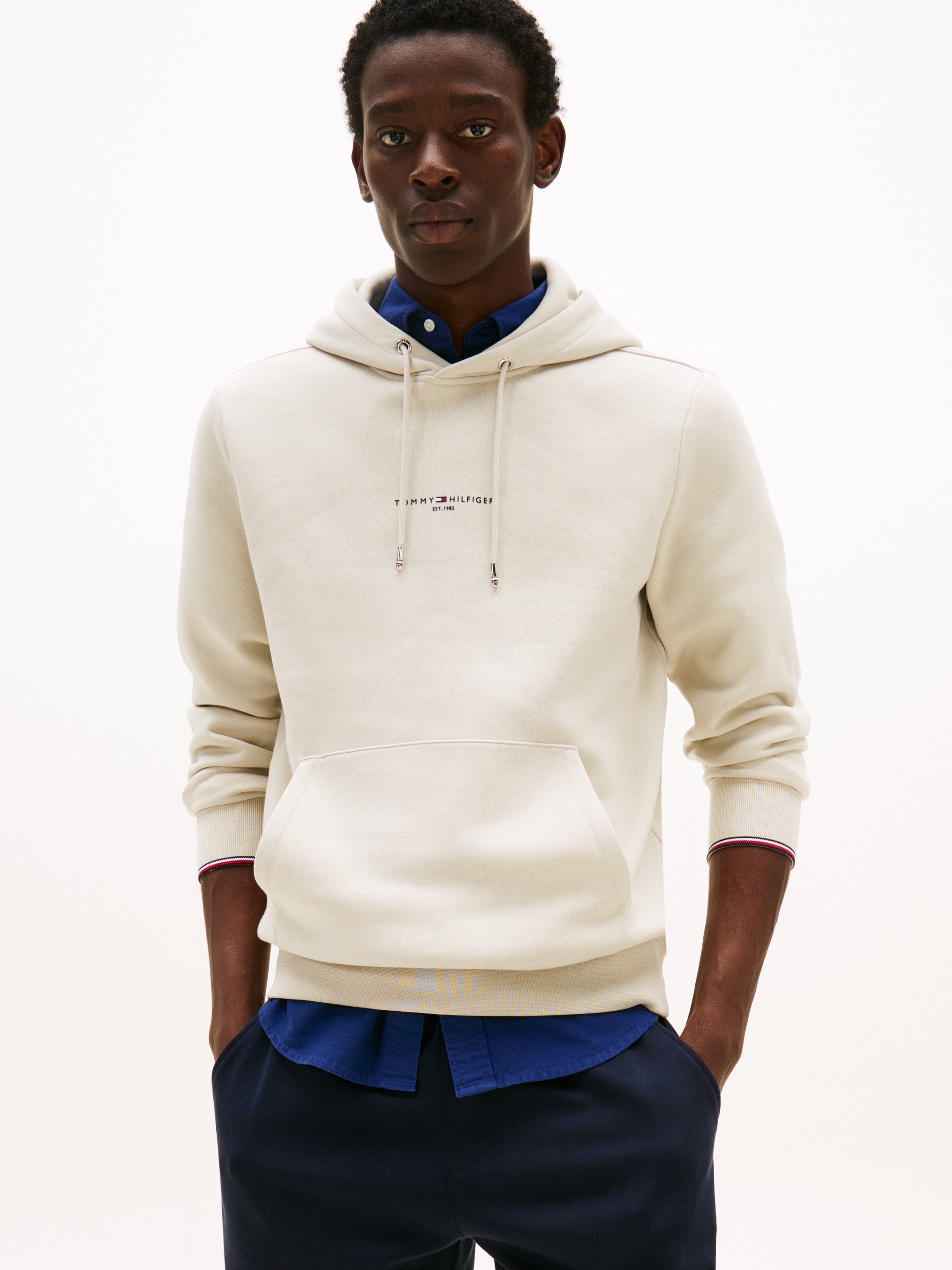 Tommy Hilfiger Hoodie TOMMY LOGO TIPPED HOODY Tommy-Tape innen am Ausschnit günstig online kaufen