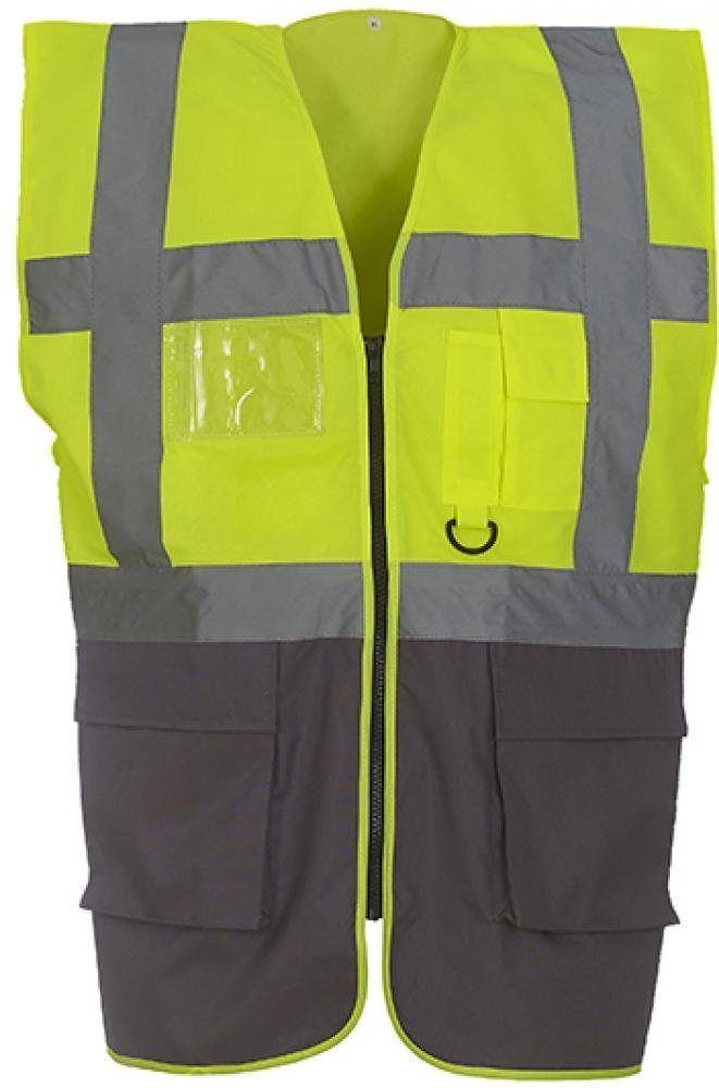 Warnweste Herren Multi-Functional Executive Waistcoat