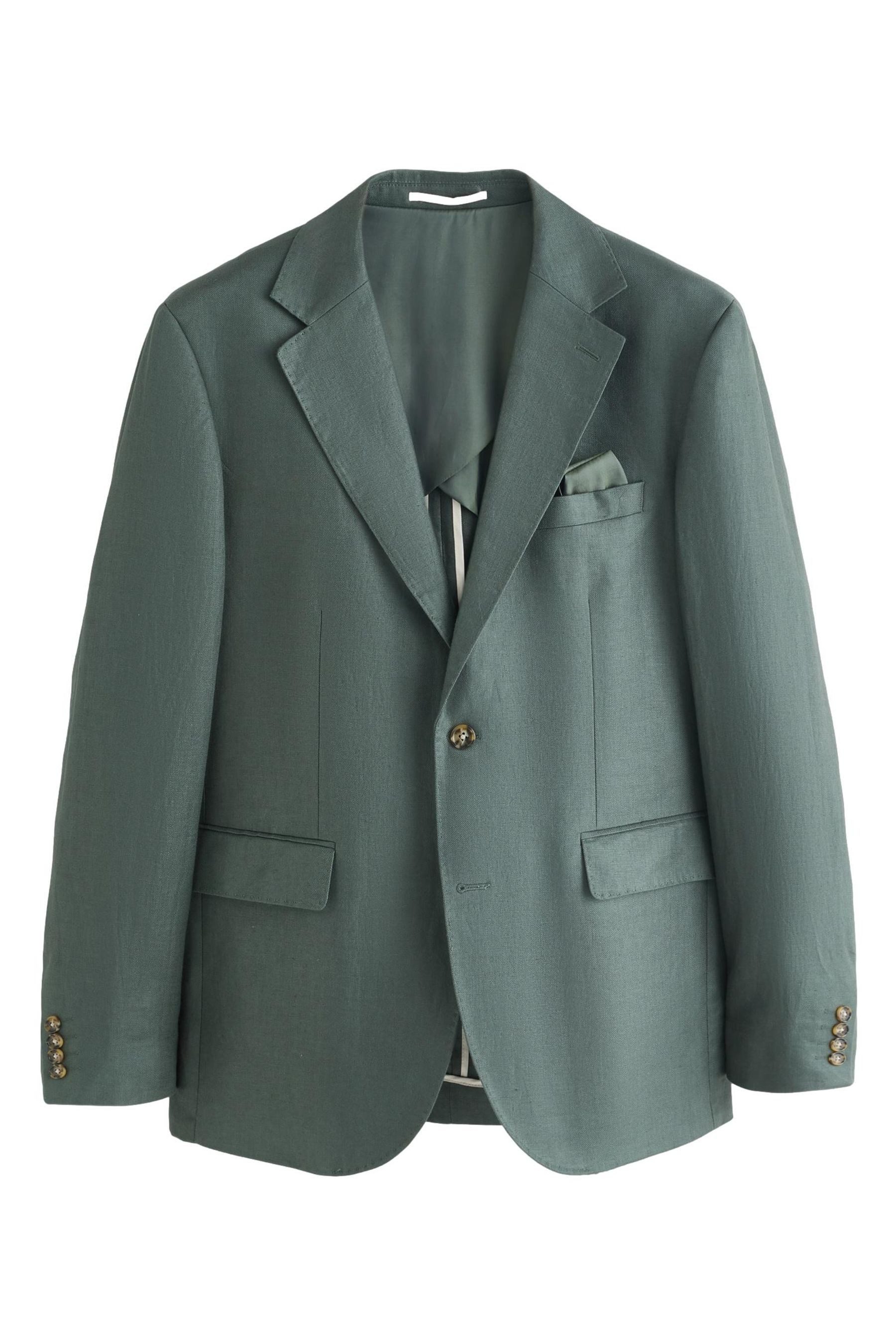 Sakko N. Premium Tailored Fit Anzugsakko aus Leinen