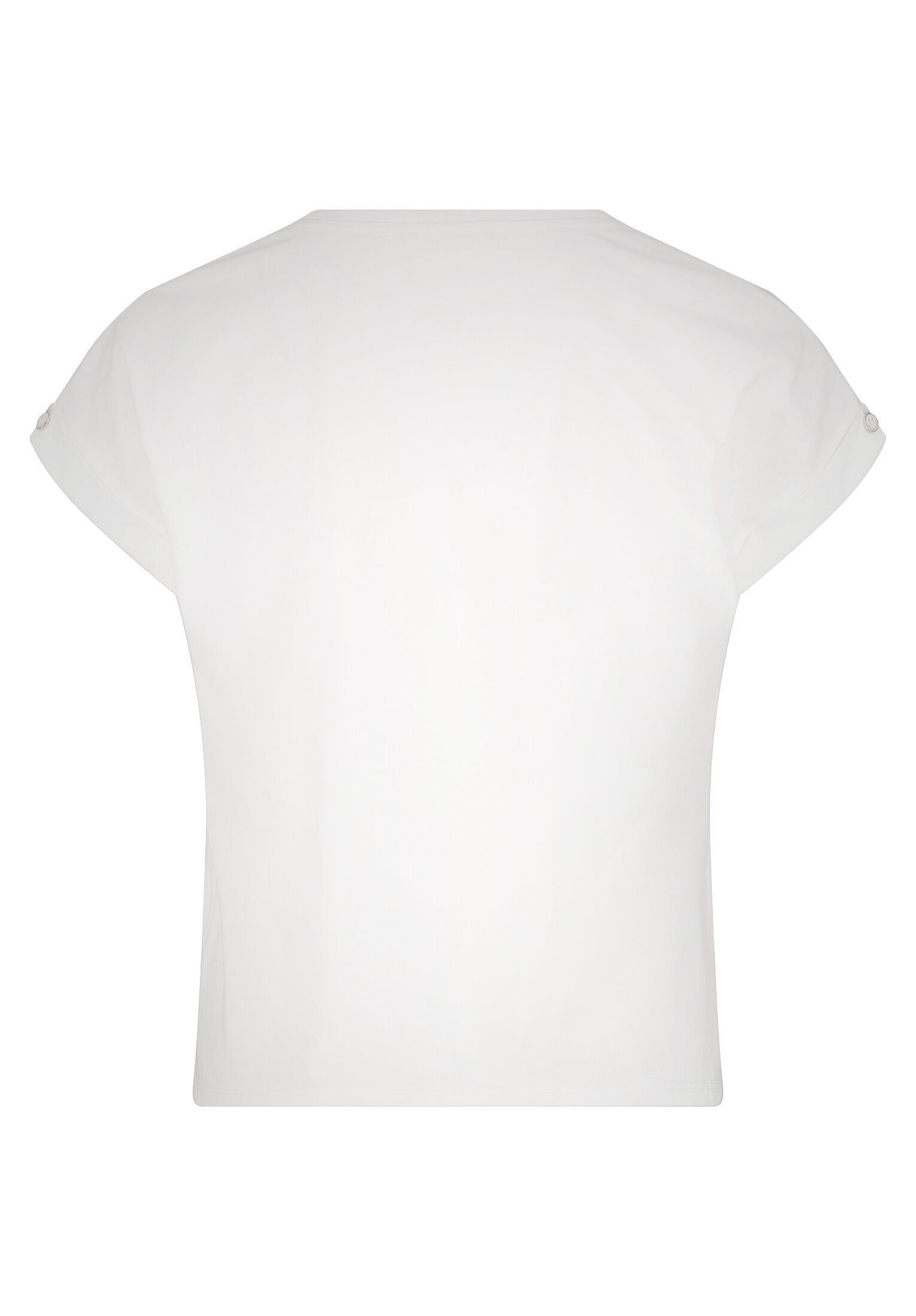 Cartoon Kurzarmshirt Damen mit Ärmelaufschlag (1-tlg)