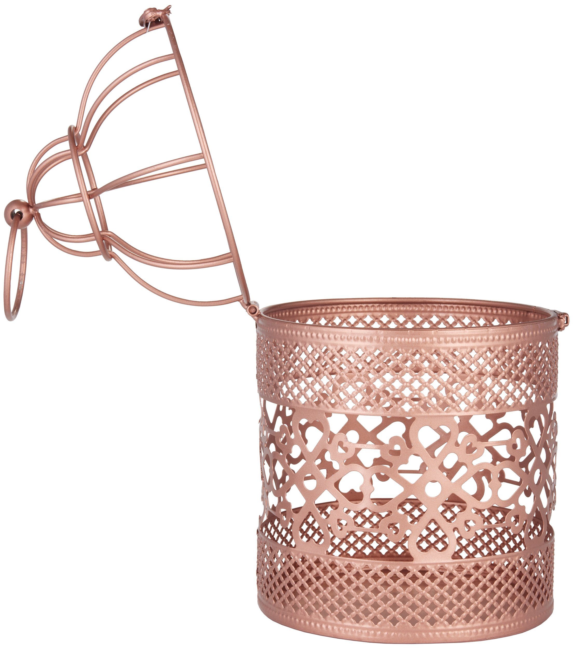 BRUBAKER Pflege-Geschenkset Bade- und Dusch Set - Frauen Wellness Beauty Pflegeset, 7-tlg., Geschenkset in Windlicht mit Rosenwasser & Champagner Duft, Badeset – Bild 5 von 5
